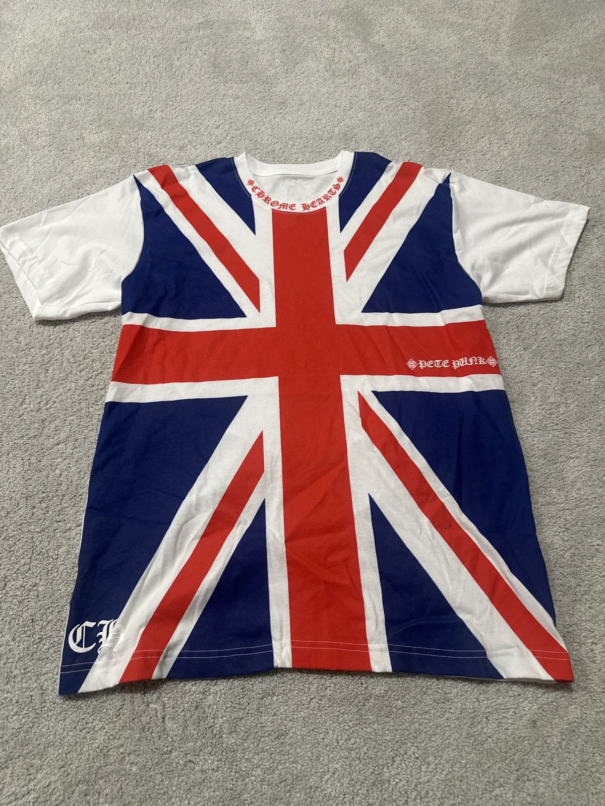 Chrome Hearts Chrome Hearts London Flag Union Jack Pete Punk Shirt