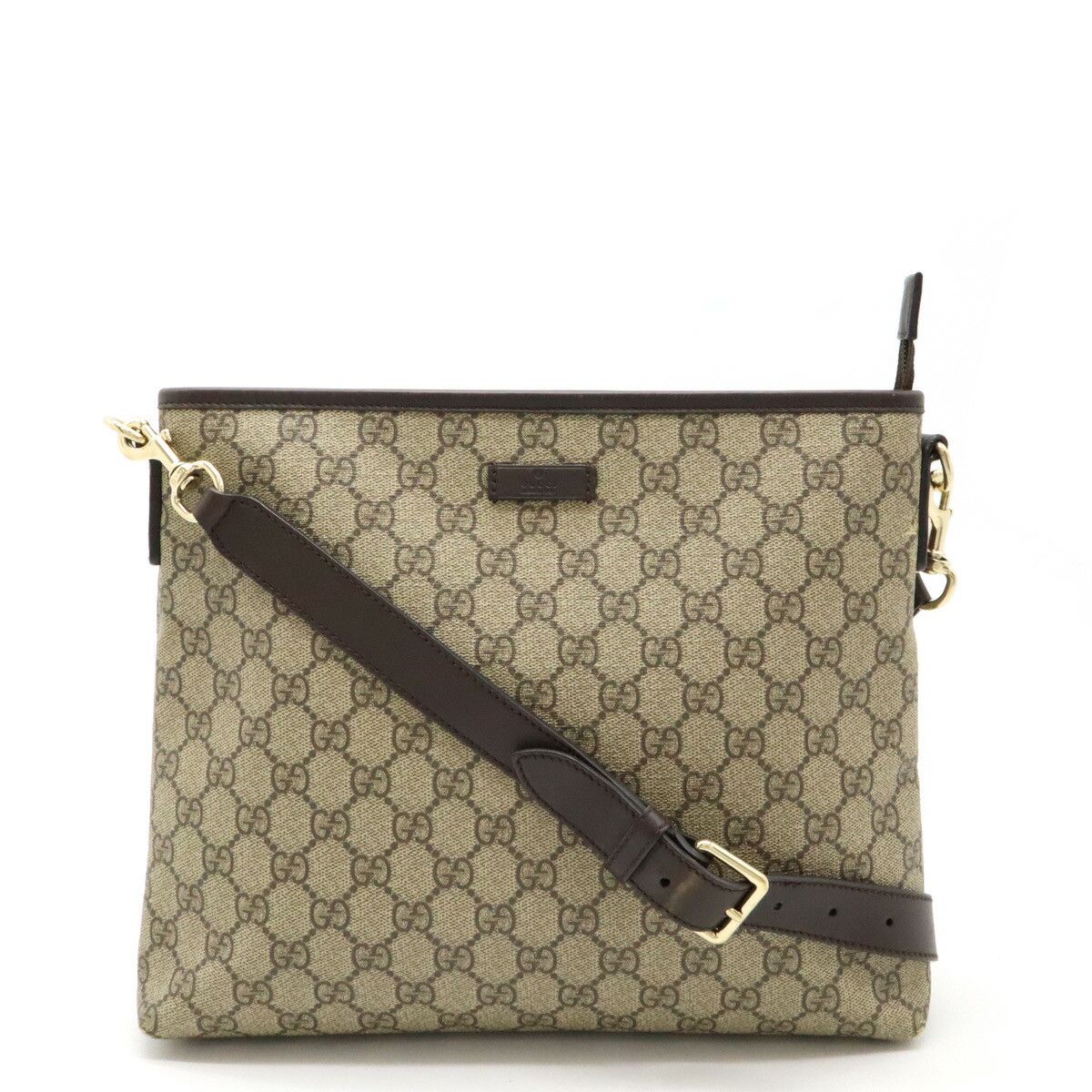 Gucci Gucci GG Supreme Pvc Leather Shoulder Bag 388924 Leather Shoulder Bag 388924 in Beige, Women's