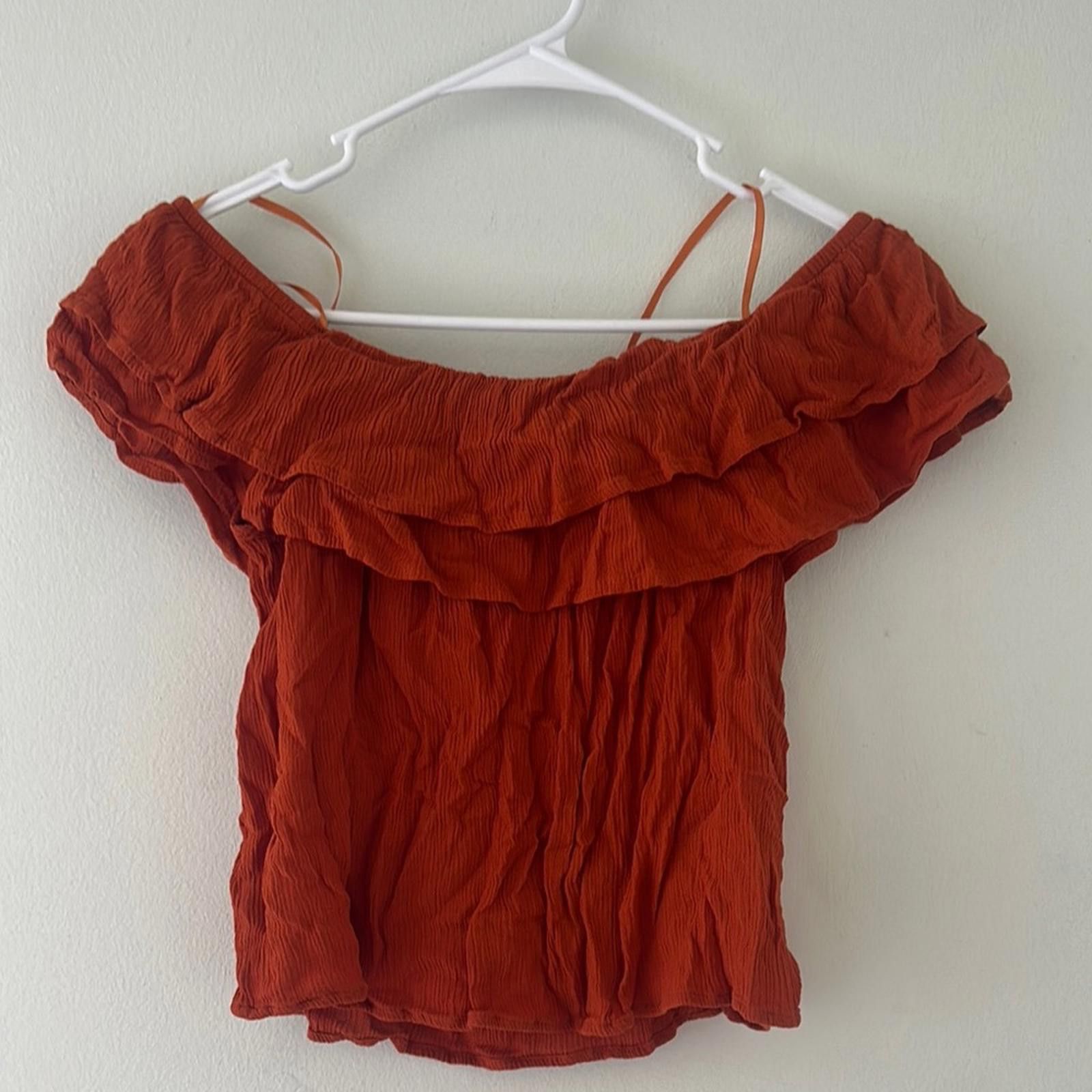 Plus One Clothing One Clothing Orange Blouse Elegant and Stylish Size M / US 6-8 / IT 42-44 - 3 Thumbnail