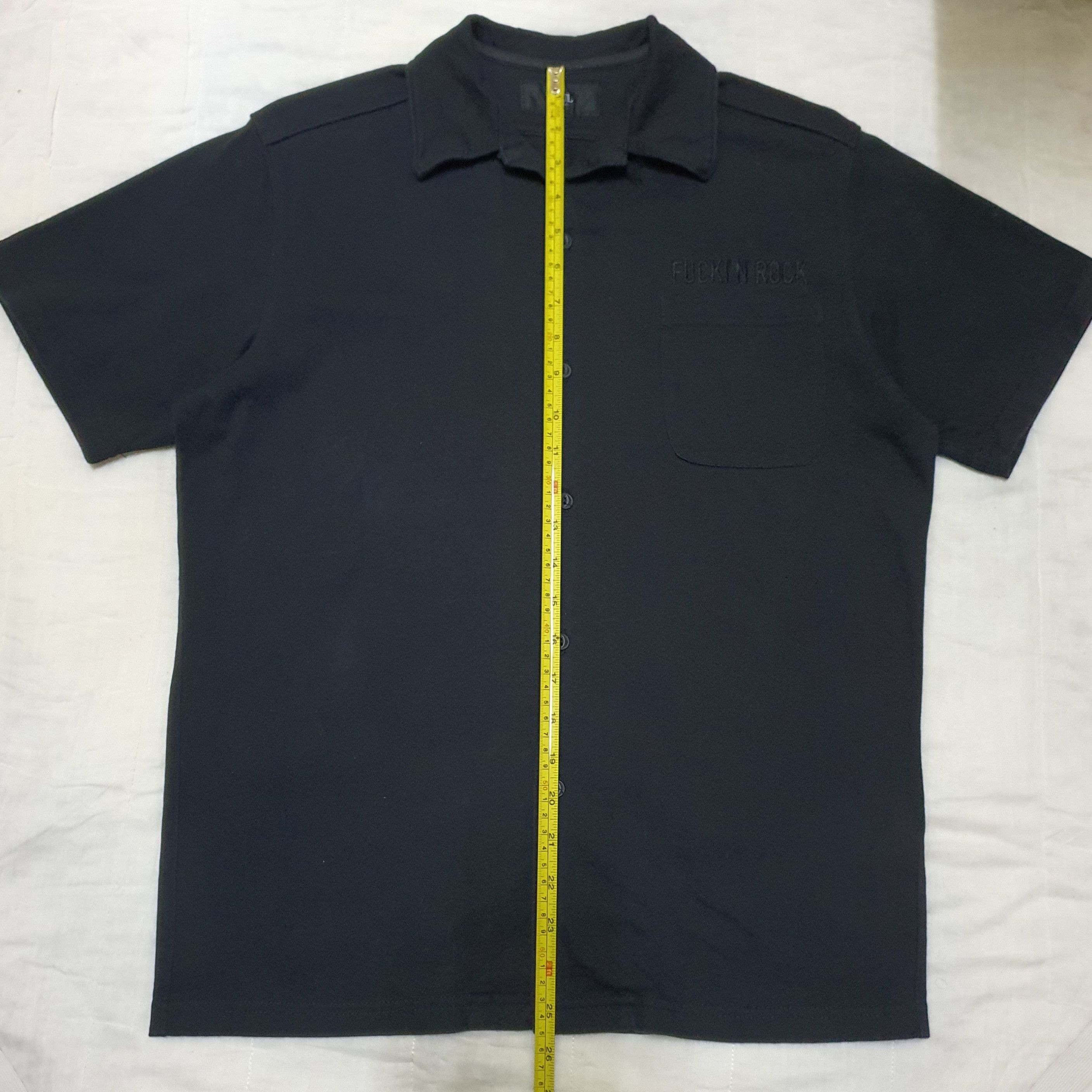 MOUSSY AZUL by moussy - 'Fucki'n Rock' Embroidered Shirt Size US S / EU 44-46 / 1 - 16 Thumbnail