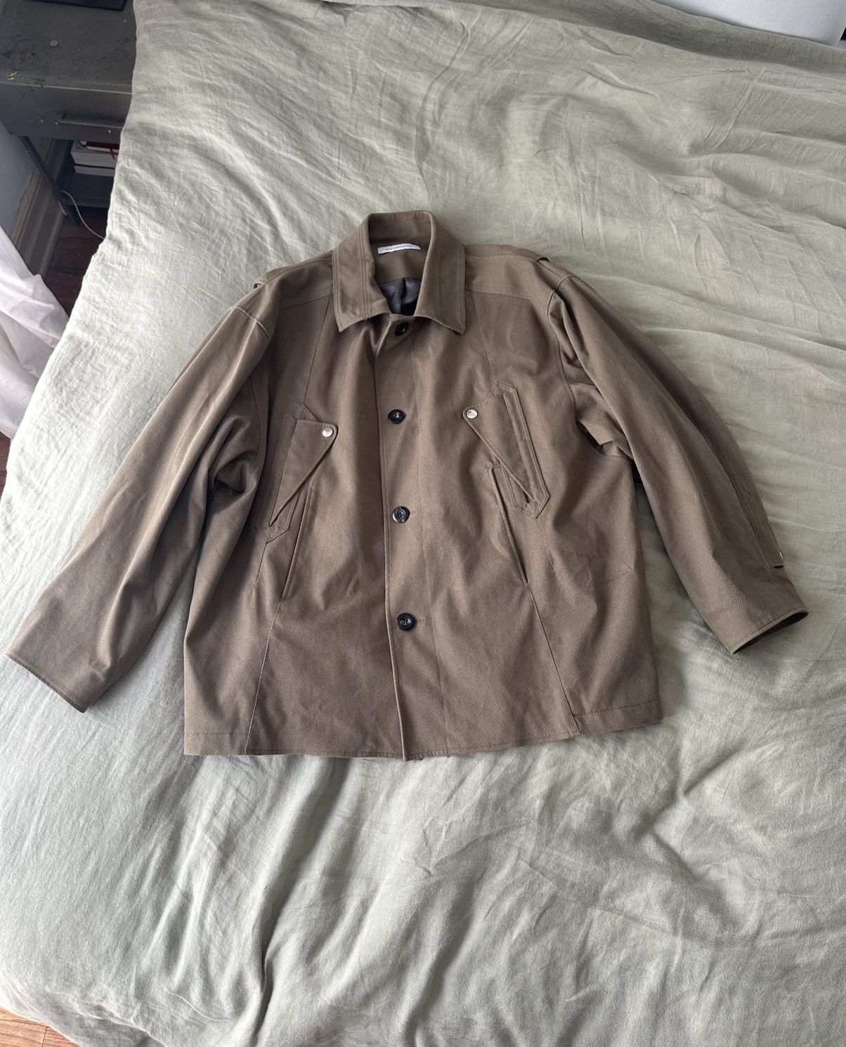 Kiko Kostadinov Annina Coat (brass green) Size US M / EU 48-50 / 2 - 2 Thumbnail