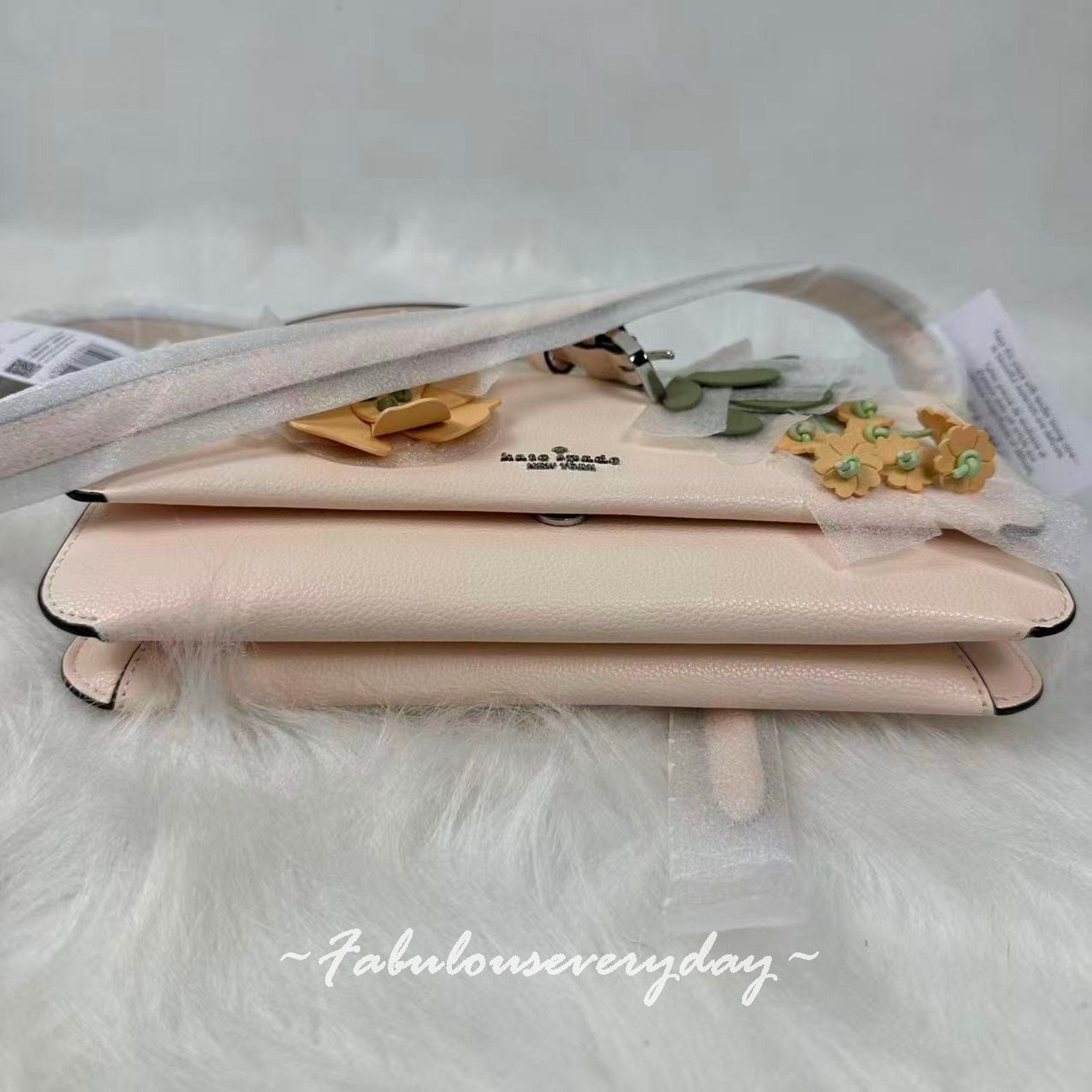 Kate Spade Kate Spade Ivy Floral Leather Crossbody Fresh Peach Clutch Size ONE SIZE - 7 Thumbnail