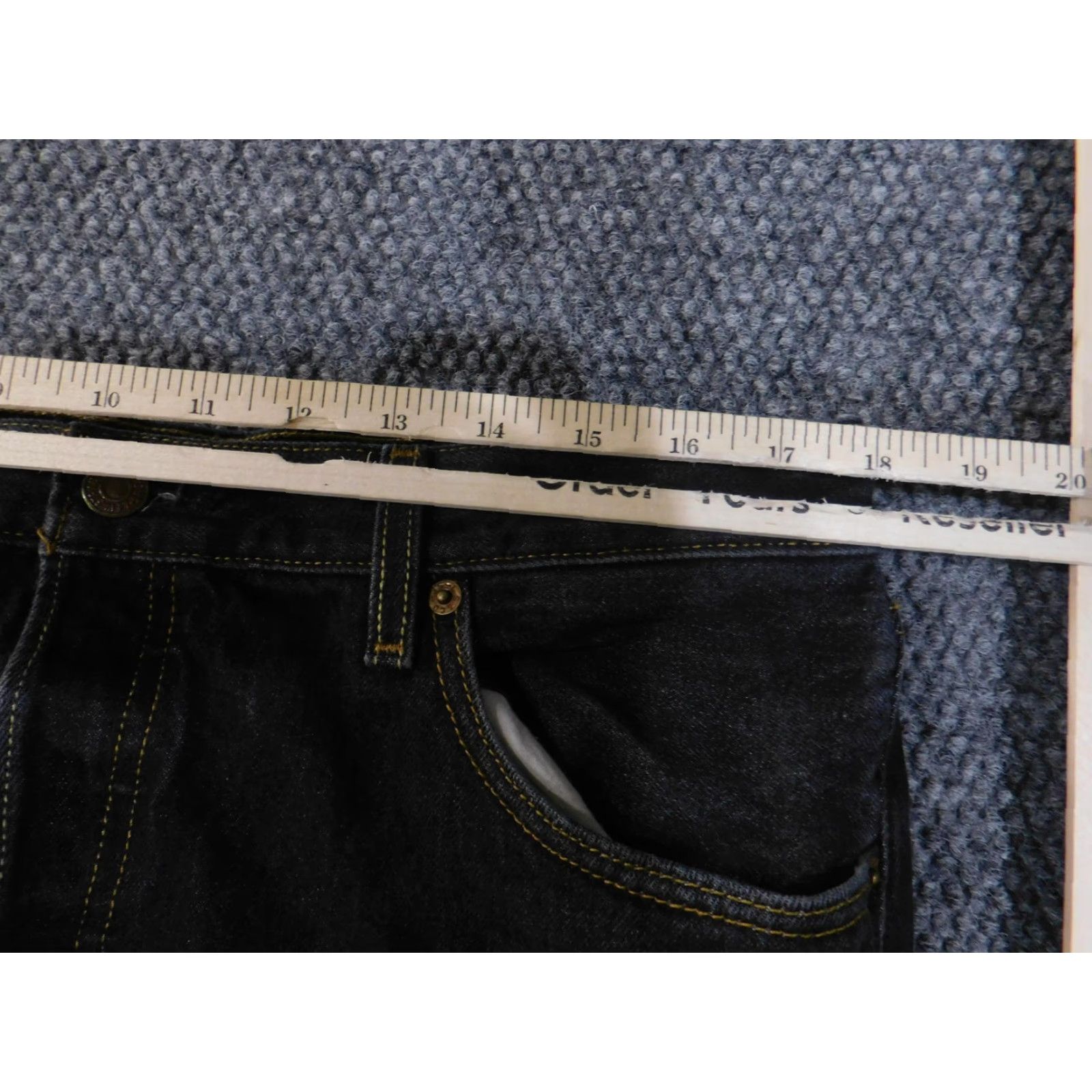 Levi's Levi's 501 Jeans Mens 38x30 Black Denim Straight Leg Button Fly Classic Fit Size US 38 / EU 54 - 7 Thumbnail