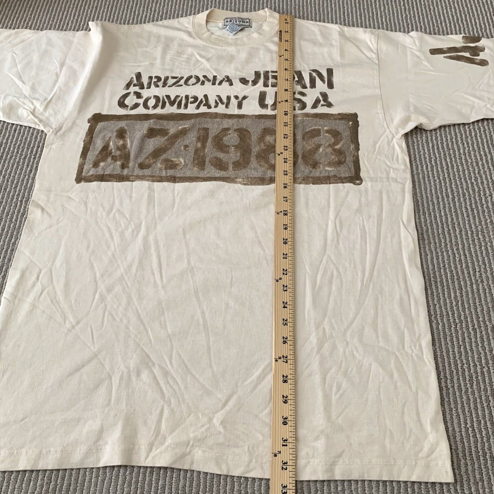 Vintage Vintage Arizona Jeans Company USA T Shirt 1988 Large L AZ AJC Deadstock Tee Size US L / EU 52-54 / 3 - 8 Thumbnail