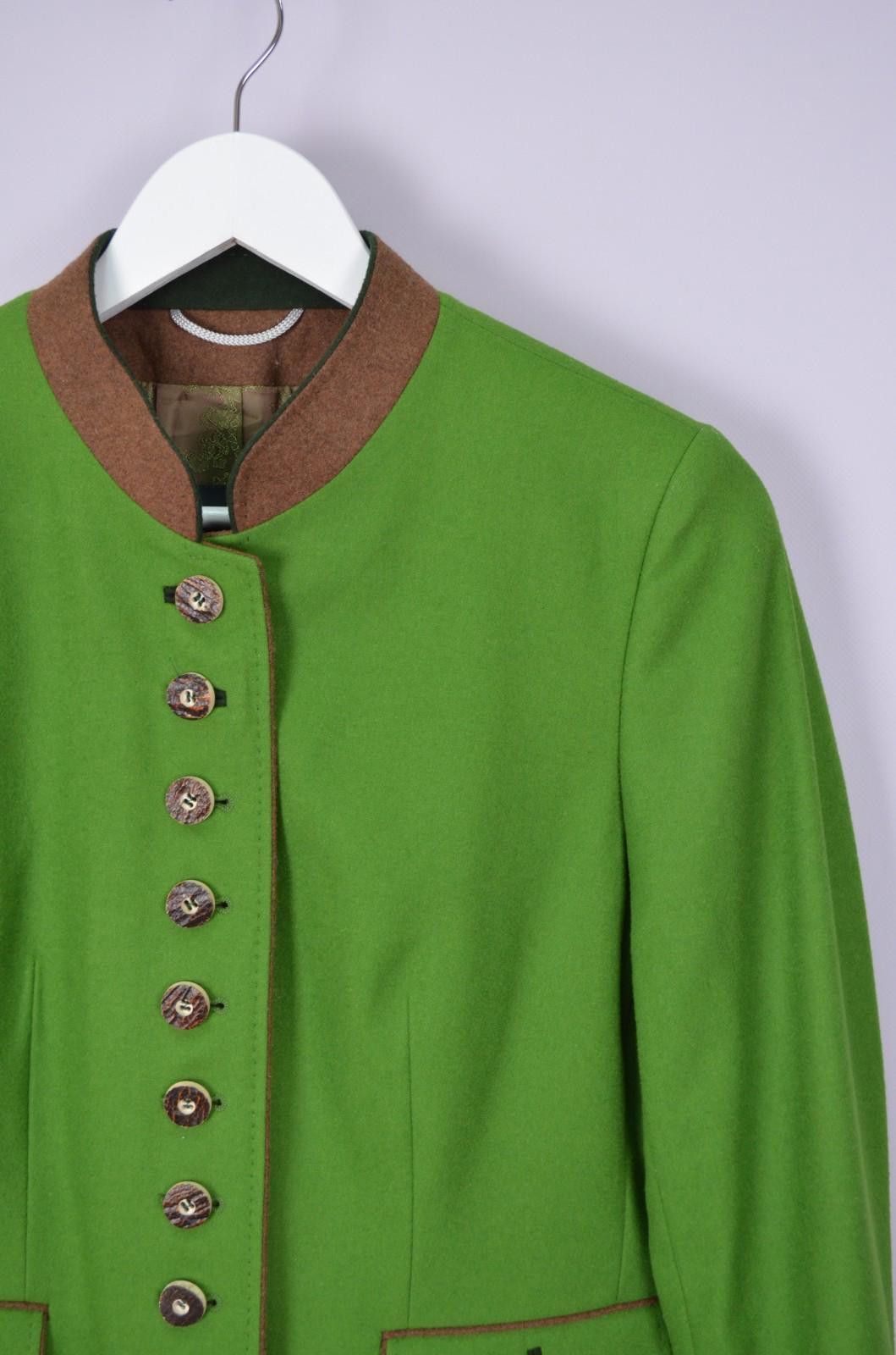 Designer H. Moser Austria Salzburg Blazer Womens US6 38 Green Jacket Size S / US 4 / IT 40 - 5 Thumbnail