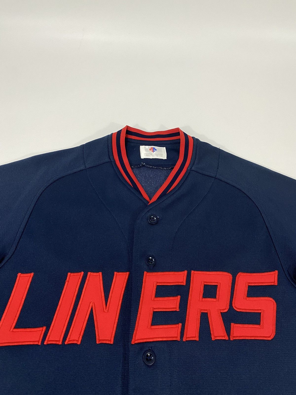 Descente 80s 90s Japan Baseball Team Liners 13 Vintage Jersey Size US M / EU 48-50 / 2 - 7 Thumbnail
