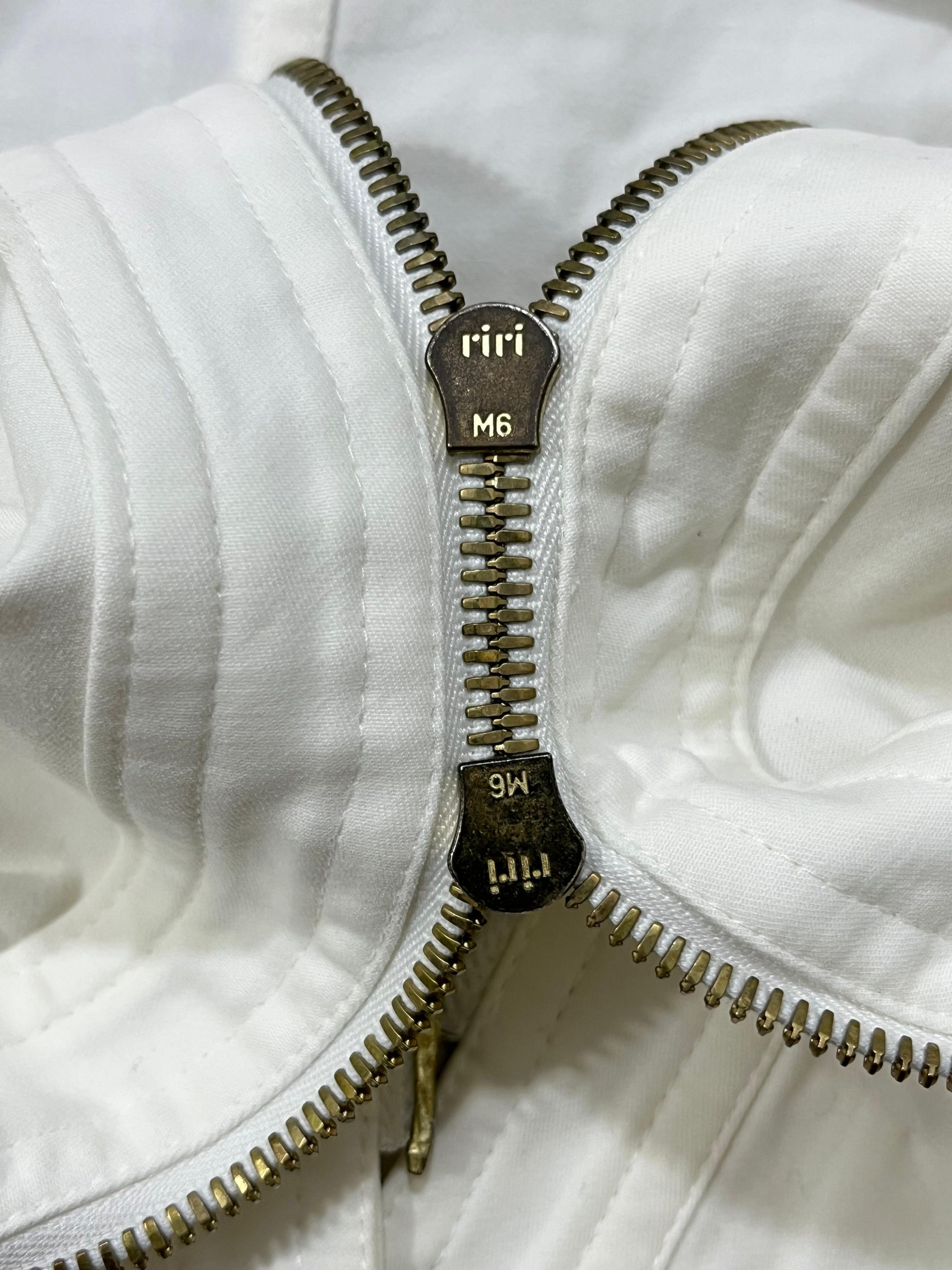 Celine Vintage Celine Double Zipper White Midi Skirt Size 31" - 8 Thumbnail