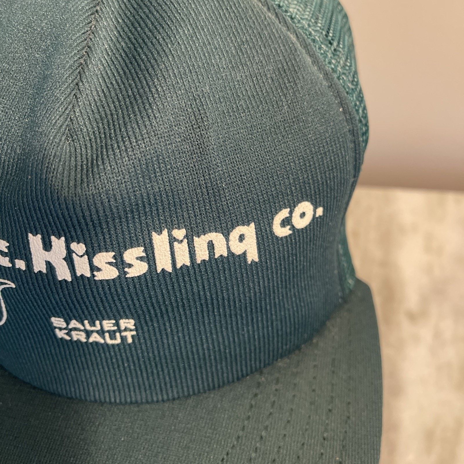 Cintas Vtg A.C. Kissling co. sauer kraut trucker hat Foam Breakdown Size ONE SIZE - 6 Thumbnail