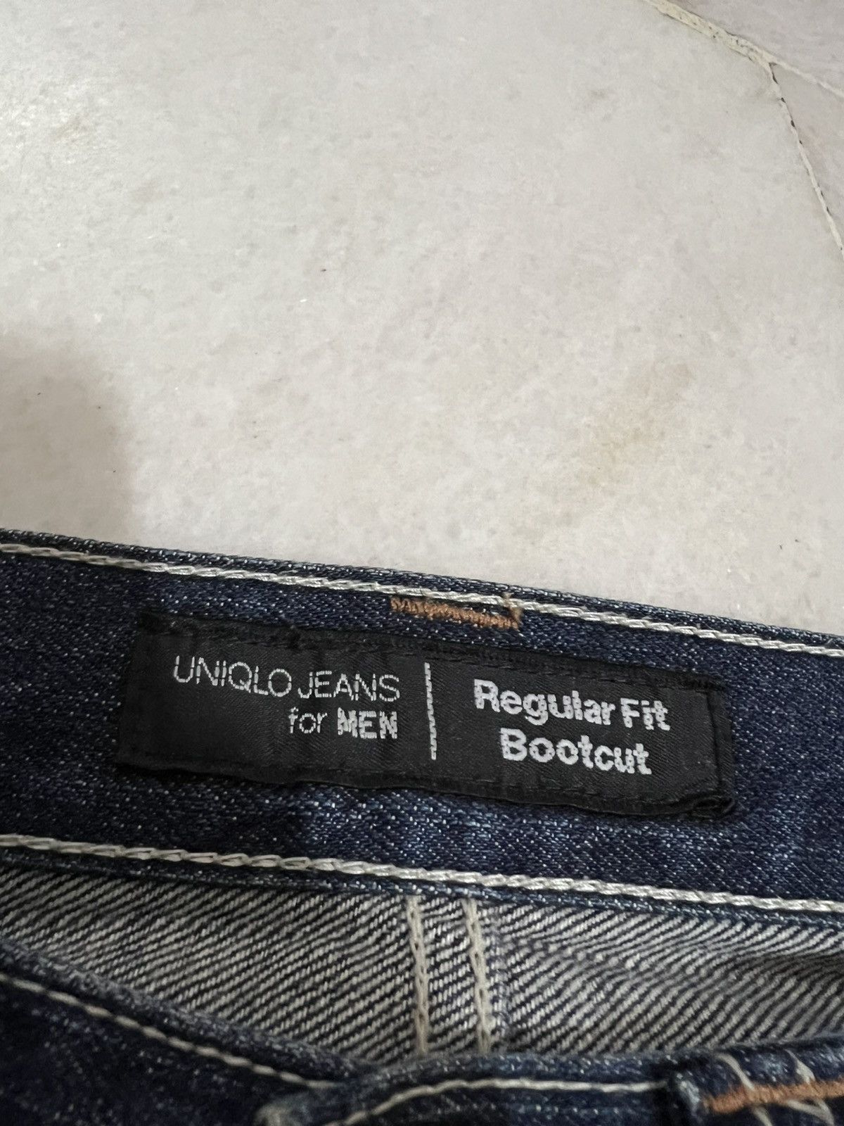 If Six Was Nine × Uniqlo 🌈2000s UNIQLO JEANS FOR MEN BOOTCUT WASHED Size US 30 / EU 46 - 10 Thumbnail