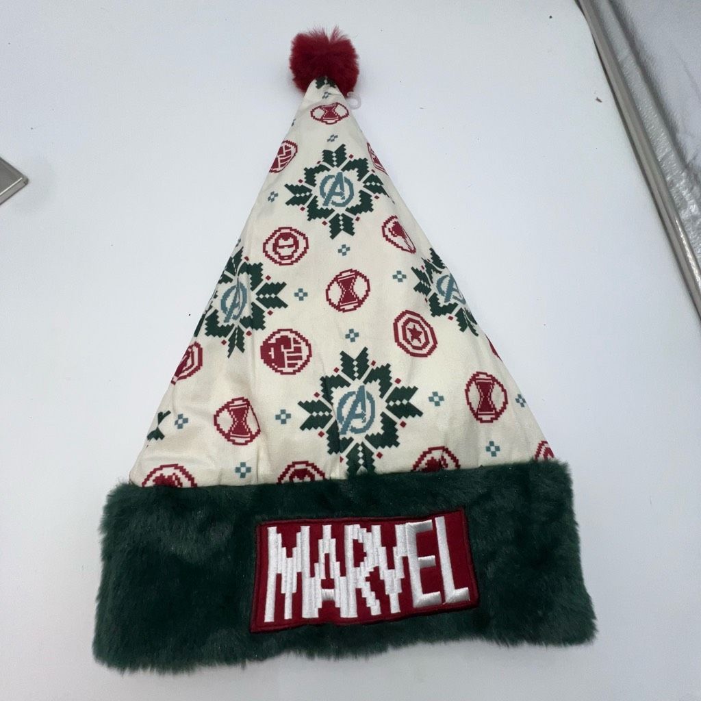 Disney Marvel Disney Parks Plush Christmas Elf Hat With Pom Pom Size ONE SIZE - 6 Thumbnail