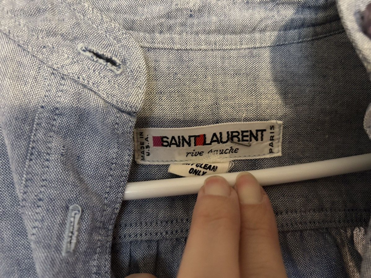 Saint Laurent Paris Saint Laurent Chambray Dress Size M / US 6-8 / IT 42-44 - 3 Thumbnail