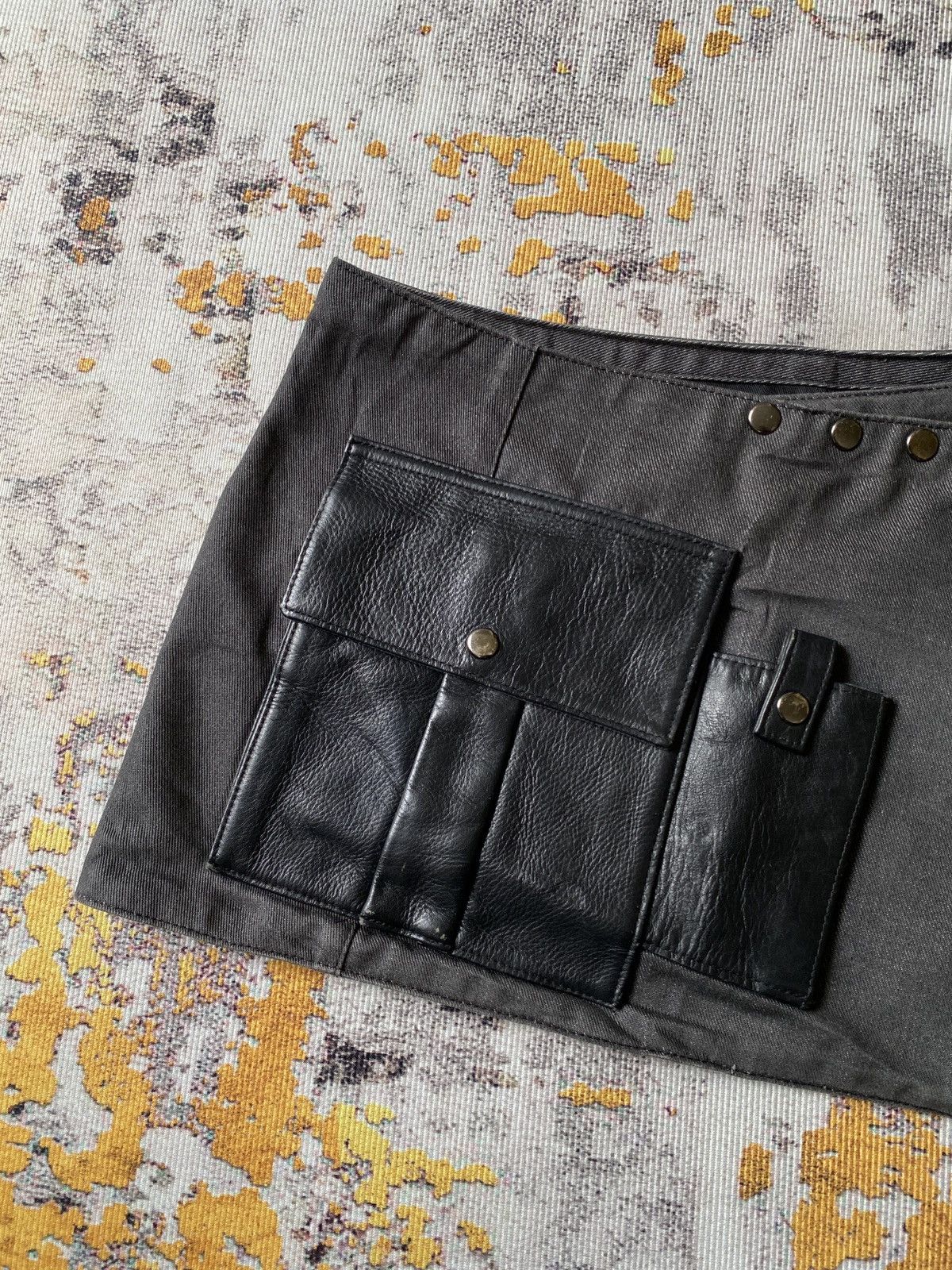 Japanese Brand Pecora Giovani Mini Skirt Adjustable Waist Size 27" / US 4 / IT 40 - 3 Thumbnail