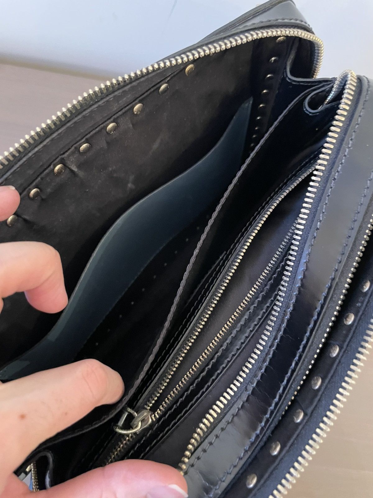 Valentino Valentino Garavani men’s RockStudded pouch Size ONE SIZE - 7 Thumbnail