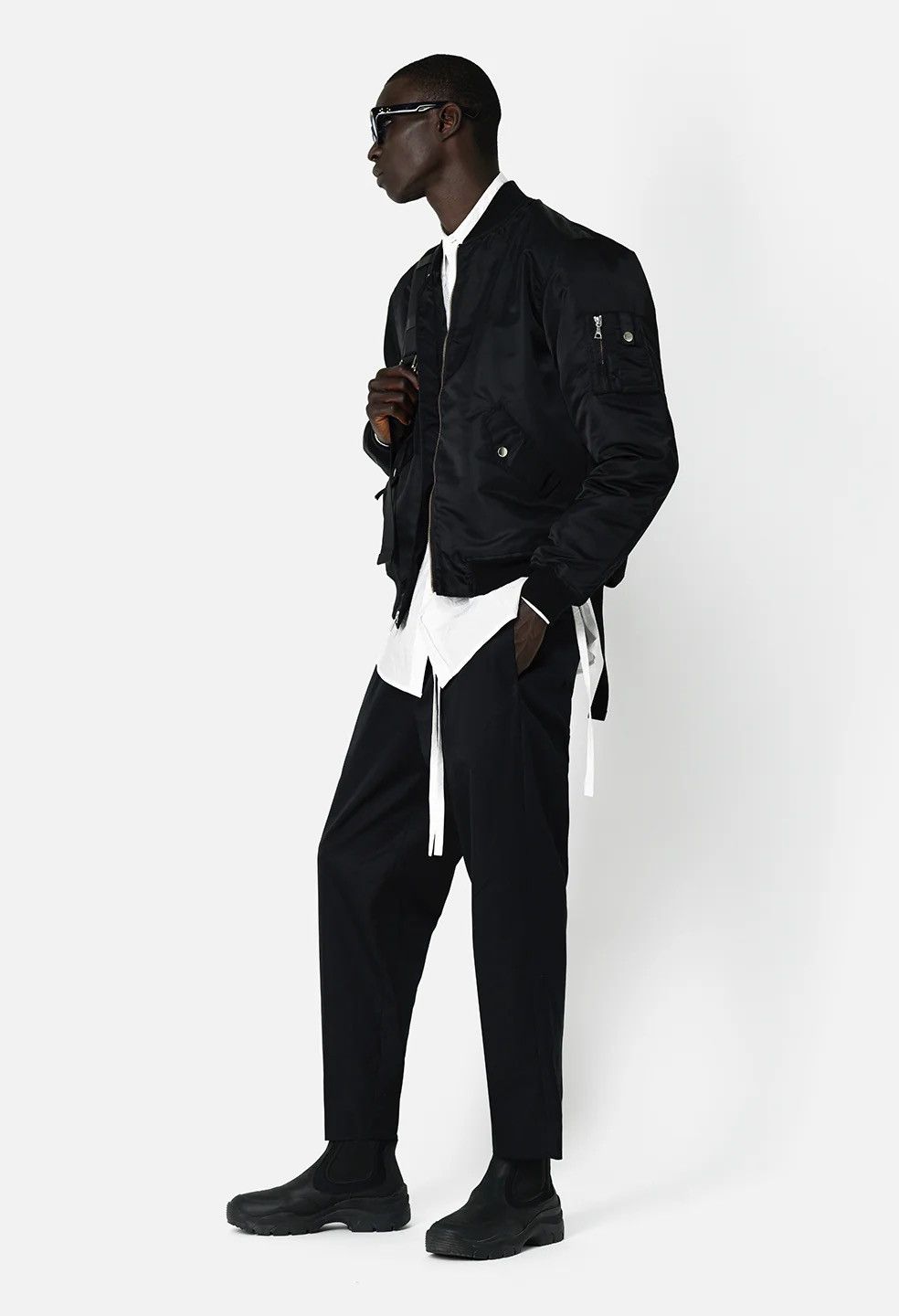 John Elliott John Elliott V1 Black Bogota Bomber Dual RiRi Zips Size US S / EU 44-46 / 1 - 7 Thumbnail
