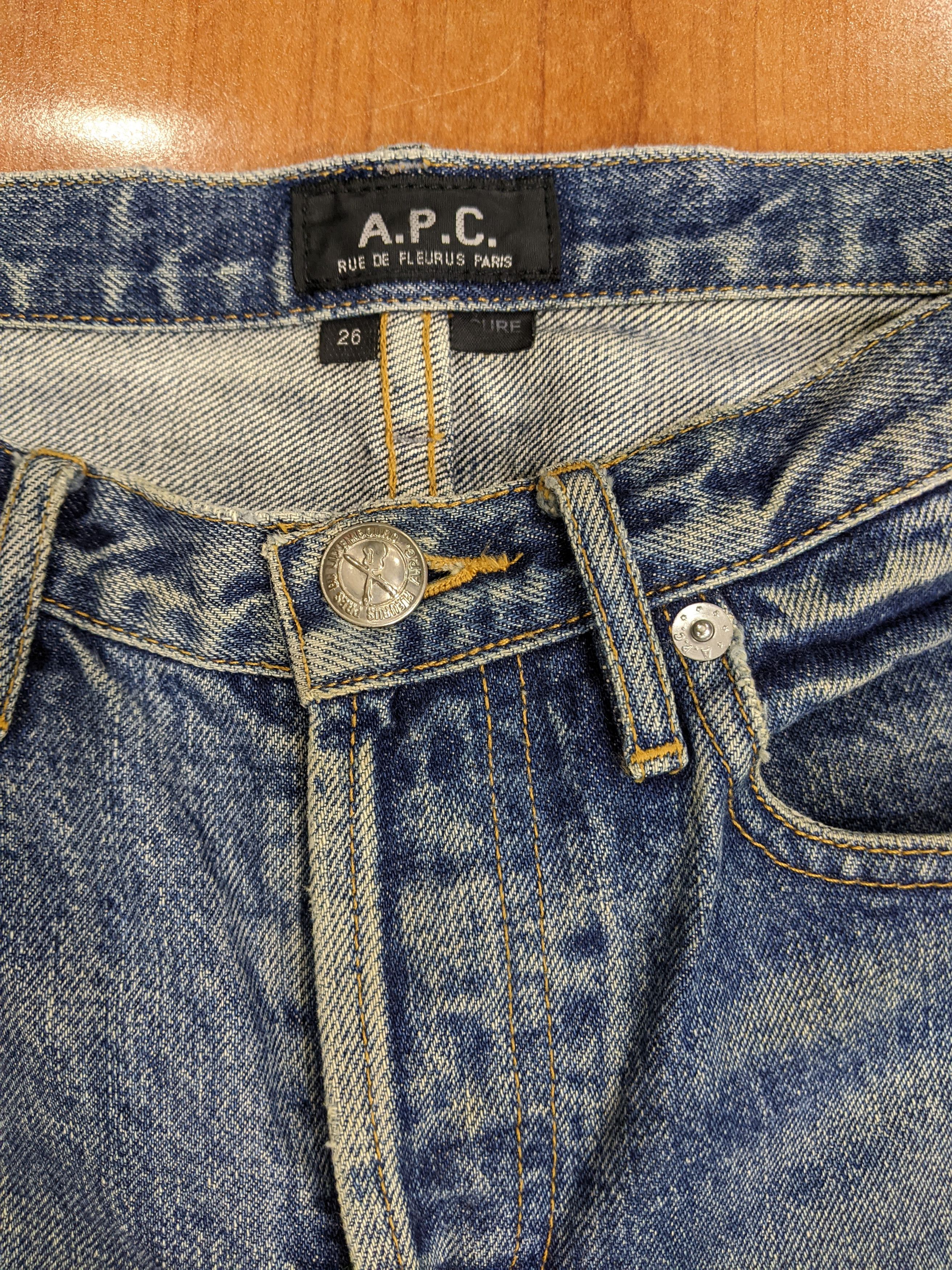A.P.C. A.P.C Wishkers Distressed Denim Size US 26 / EU 42 - 3 Thumbnail