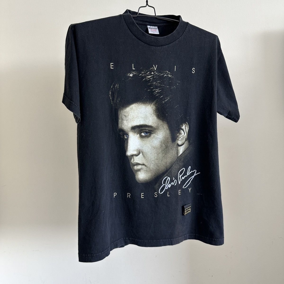 Band Tees × Vintage Vintage 1995 Elvis Graceland Big Face T-Shirt L Size US L / EU 52-54 / 3 - 2 Thumbnail