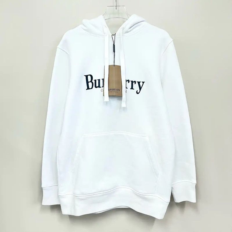 Burberry Burberry Hoodie in White for Women Size XS / US 0-2 / IT 36-38 - 1 Thumbnail
