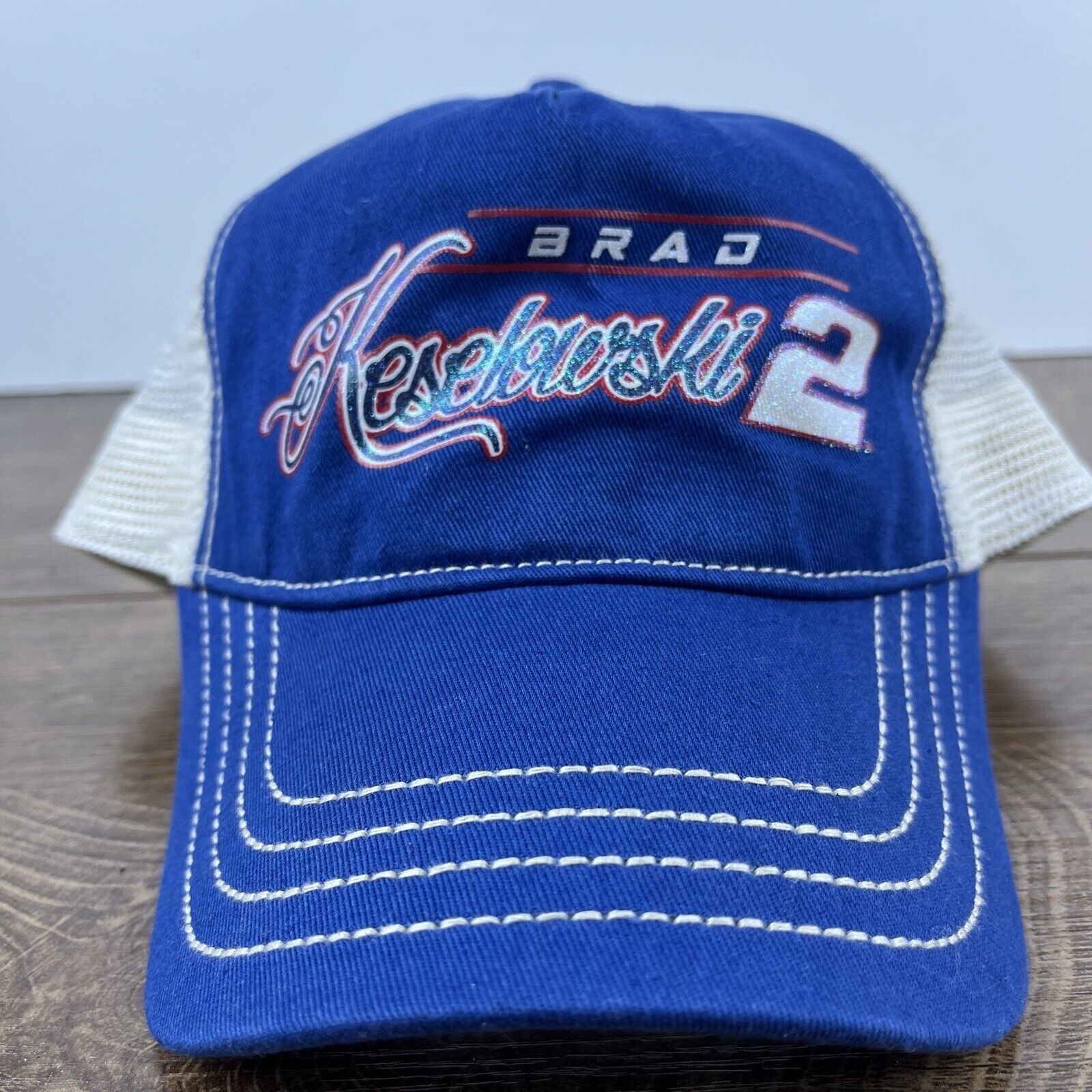 Other Brad Keselourski #2 Hat Snapback Hat Blue Hat Adjustable Blu Size ONE SIZE - 2 Thumbnail