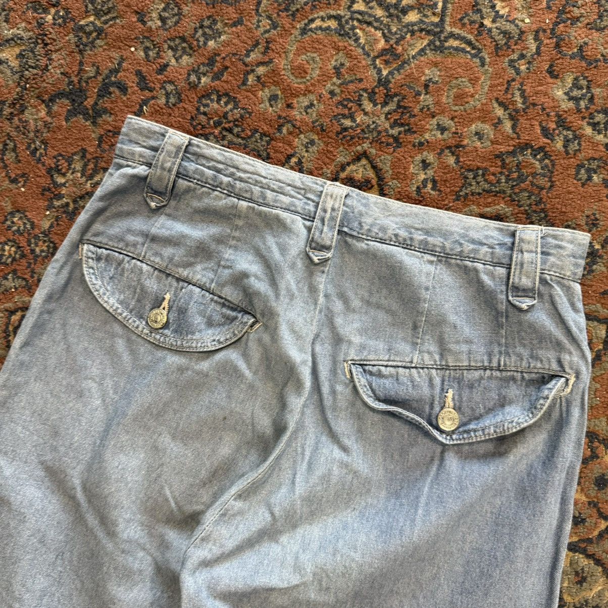 Issey Miyake Vintage Sunao Kuwahara By Issey Miyake Baggy Jeans Size US 29 - 4 Thumbnail