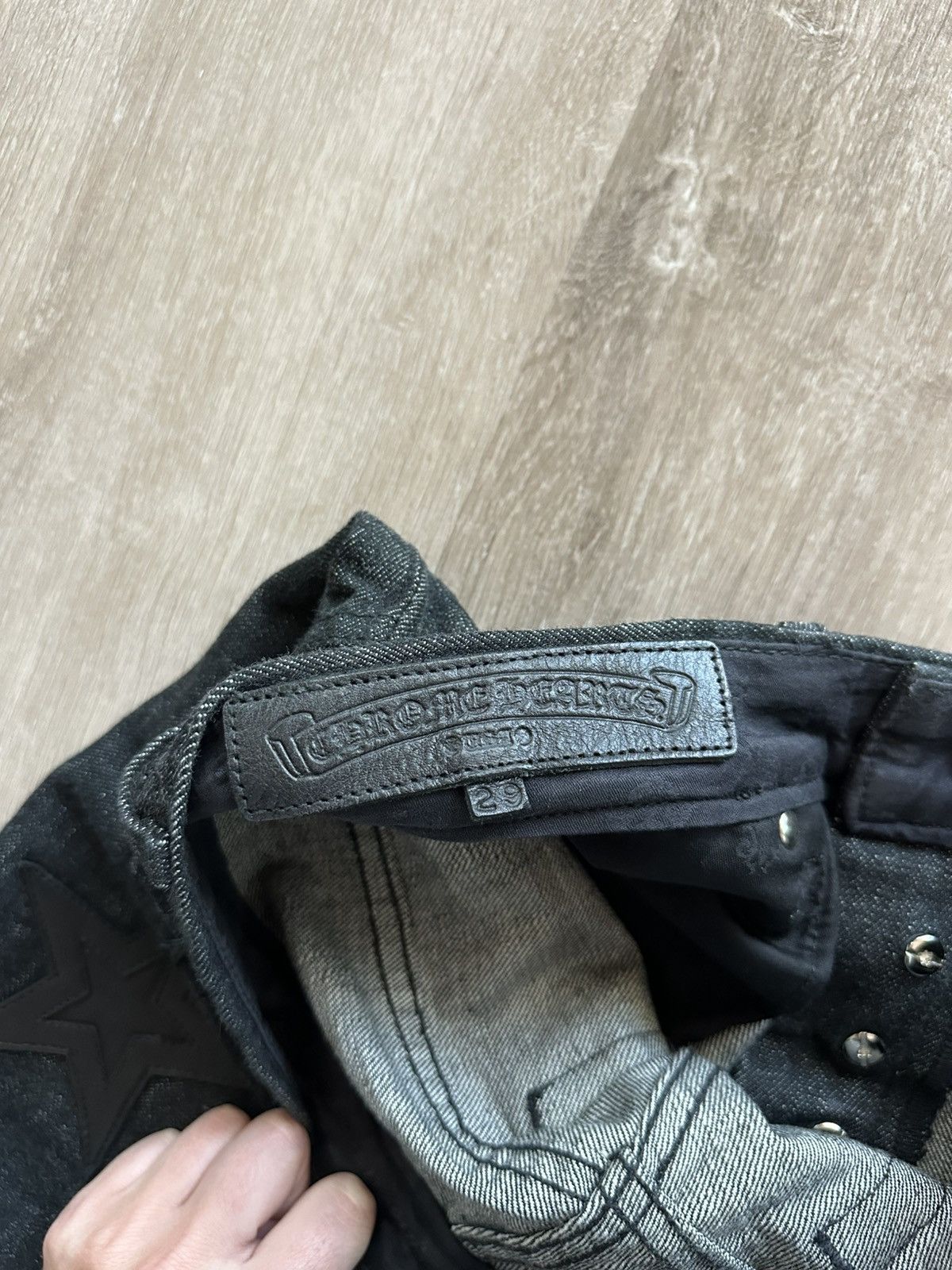 Chrome Hearts CHROME HEARTS Star Dark Wash Denim Jeans Size US 29 - 3 Thumbnail