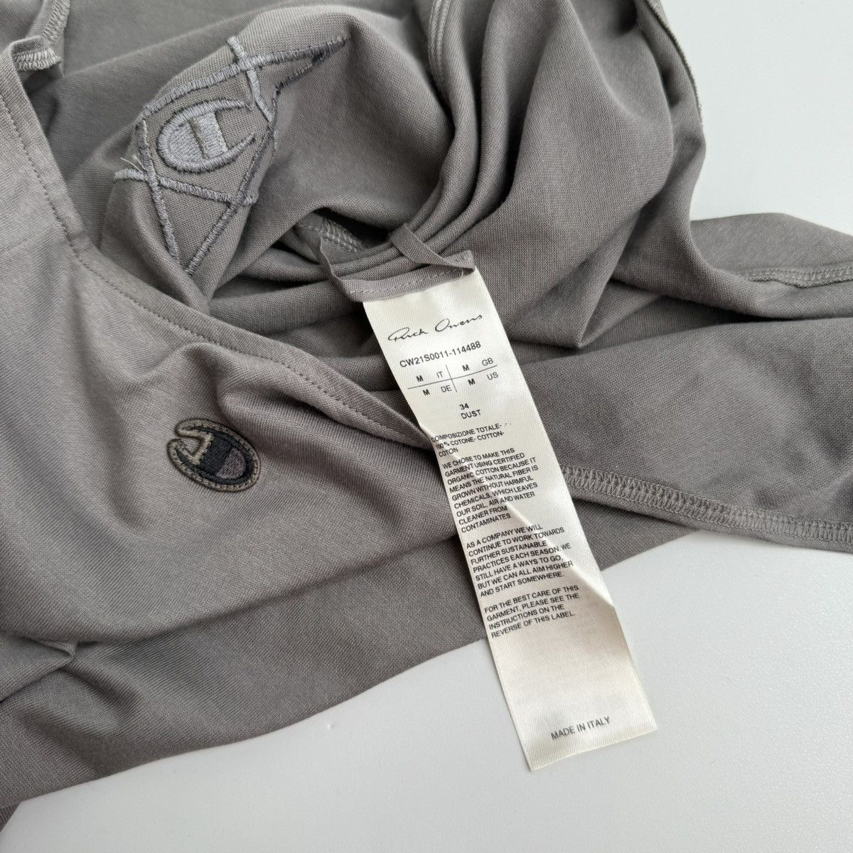 Champion × Rick Owens Rick Owens X Champion Basketball Tank Jersey In Grey Size US S / EU 44-46 / 1 - 7 Thumbnail