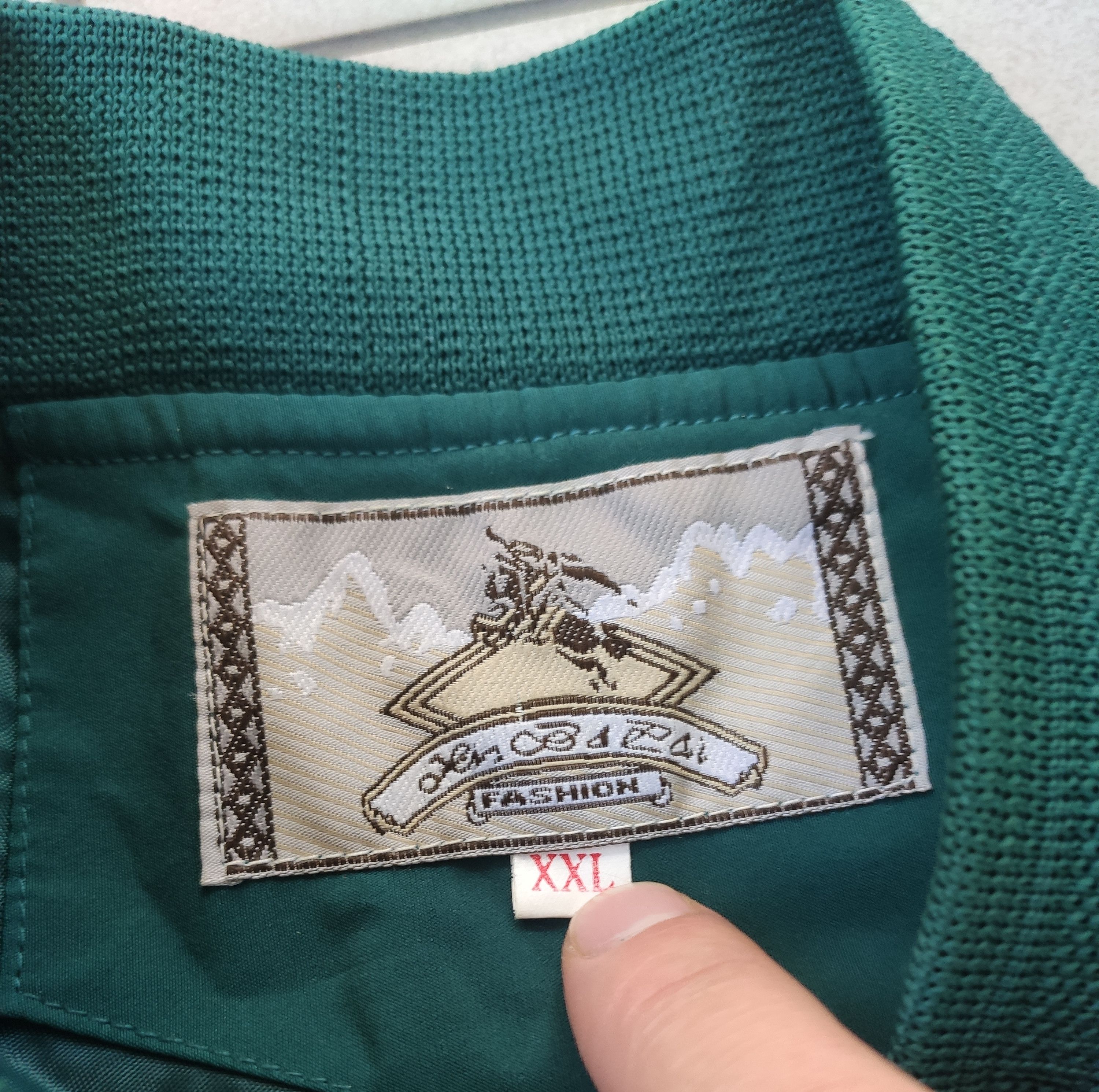 Vintage Vintage bomber jacket bootle green 90s 00s Size US XL / EU 56 / 4 - 8 Thumbnail