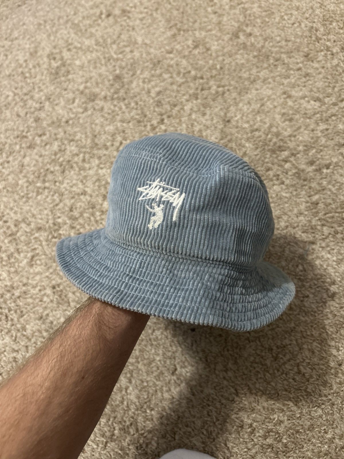 新品 STUSSY&UNION CORDUROY BUCKET HAT Stussy x Union Corduroy Bucket Hat Baby Blue Size S/M