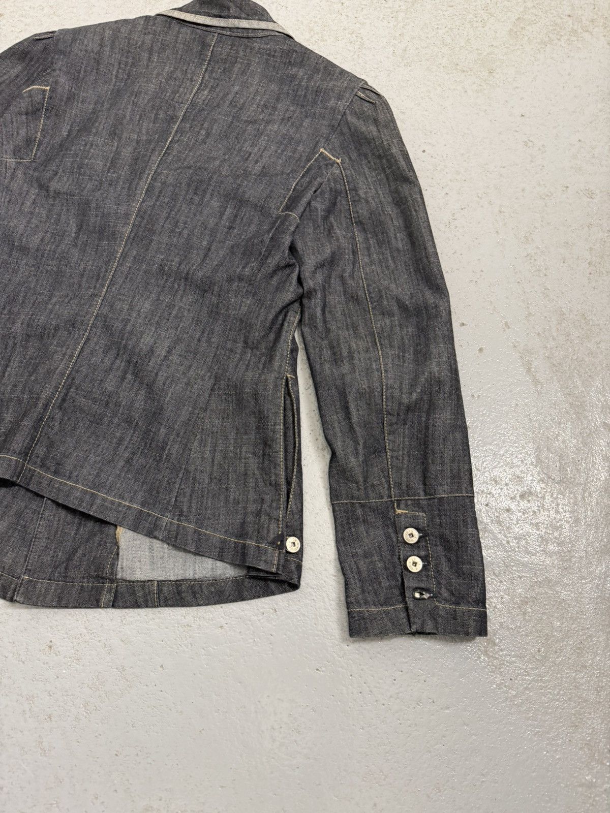 Marithe + Francois Girbaud Marithe Francois Girbaud Denim Streetwear Jacket Size M / US 6-8 / IT 42-44 - 14 Thumbnail
