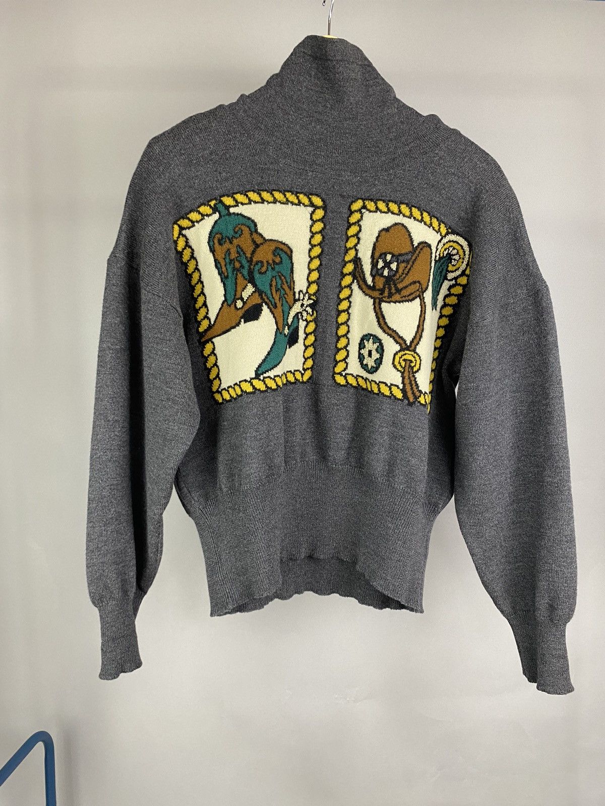 Designer × Escada Vintage Escada by Margaretha Ley Sweater FW 1991 Collection Size S / US 4 / IT 40 - 2 Thumbnail