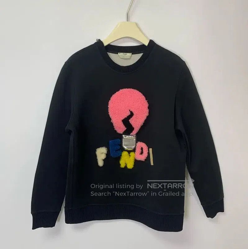 Fendi Fendi Black Women's Sweatshirt with Graphic Design . Size XXS / US 00 / IT 34 - 1 Thumbnail