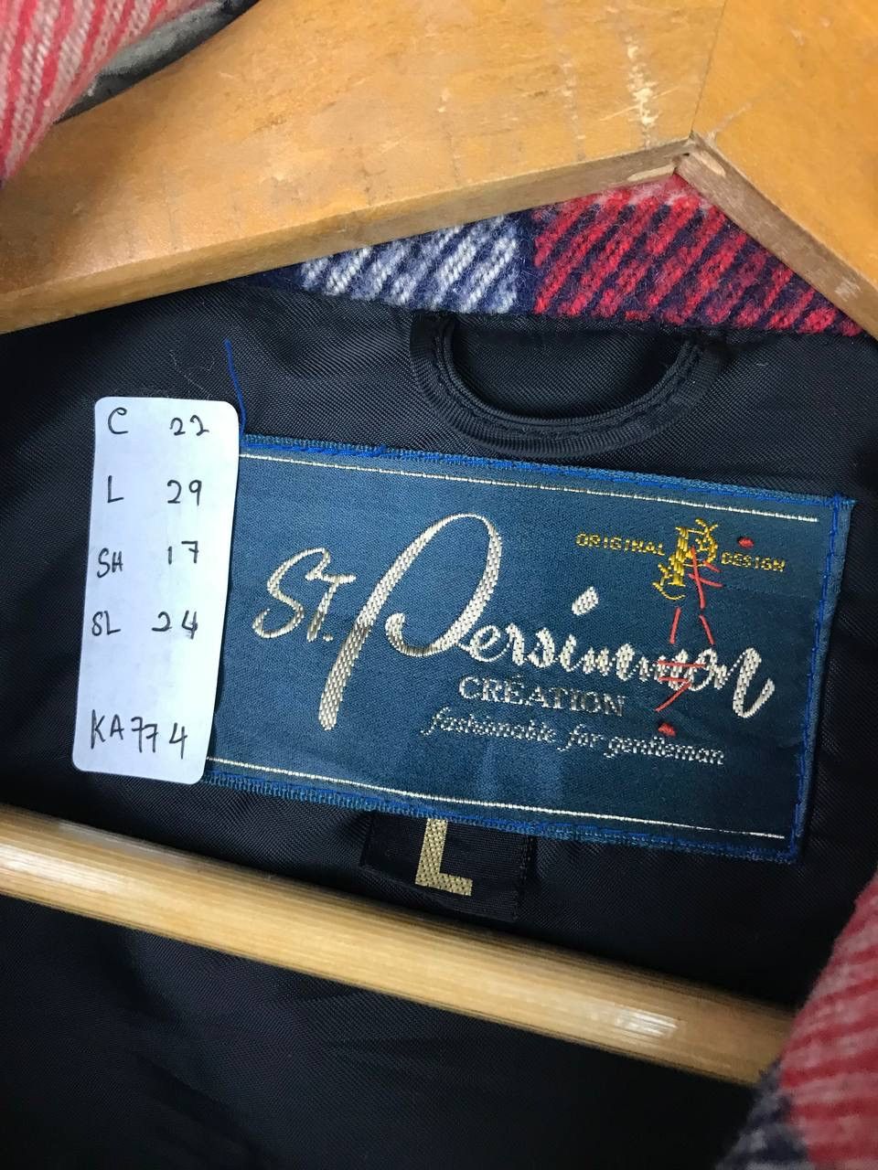Flannel × Vintage Vintage Rare Design Checkered Box Wool Flannel Size US L / EU 52-54 / 3 - 4 Thumbnail