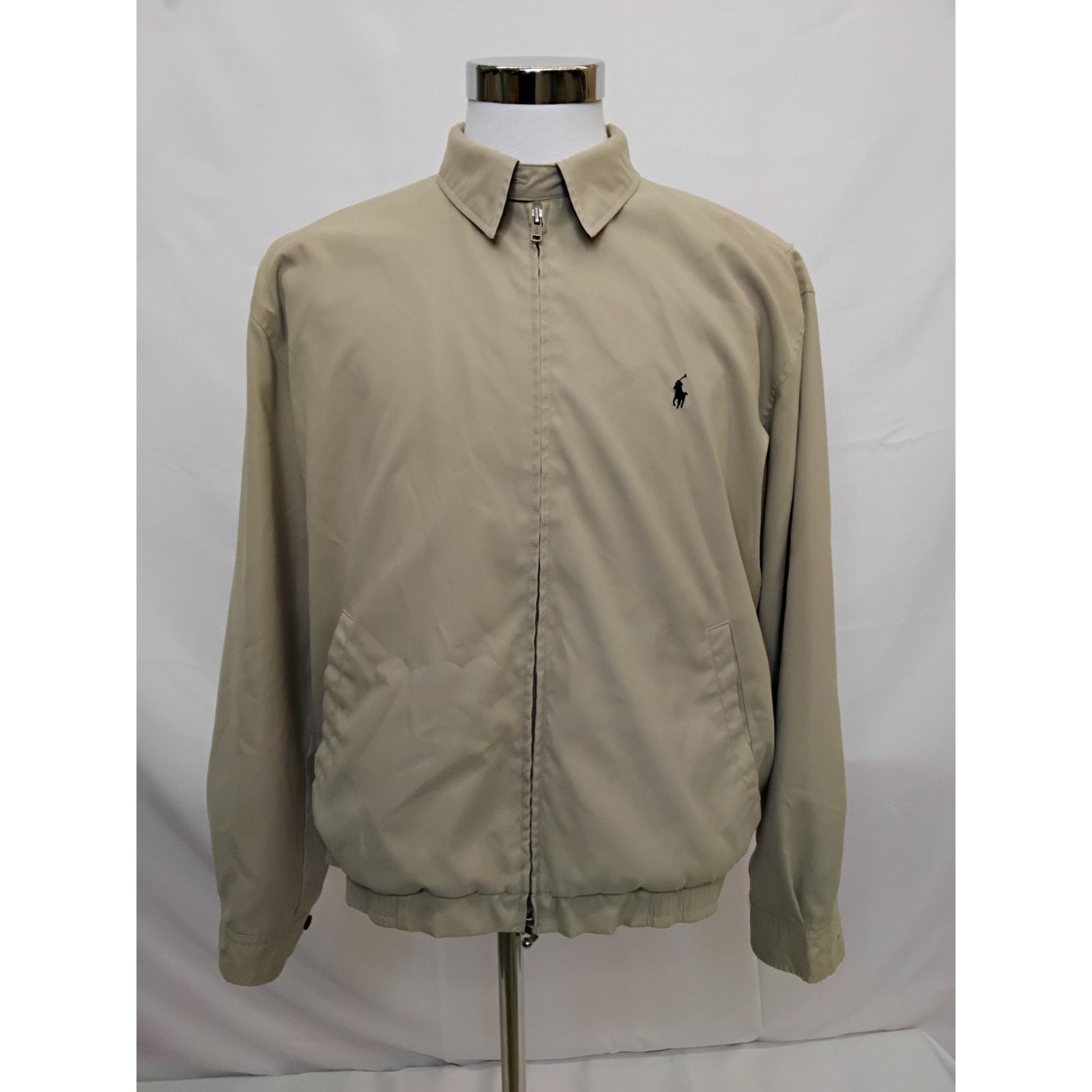 Polo Ralph Lauren Polo Ralph Lauren Bomber Jacket Men's L Tan Blue Label 90s Size US L / EU 52-54 / 3 - 2 Thumbnail