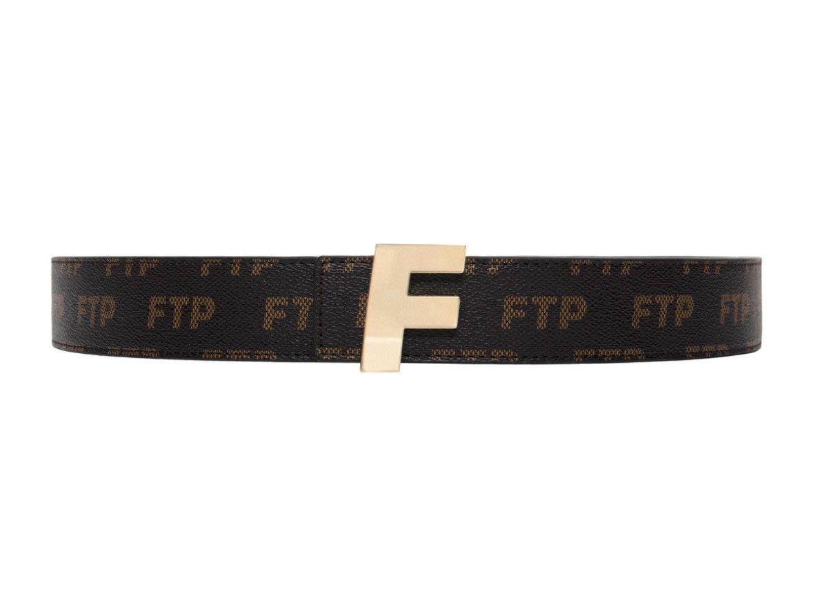 Fuck The Population FTP Logo Répété Belt Brown size XXL Size ONE SIZE - 1 Thumbnail