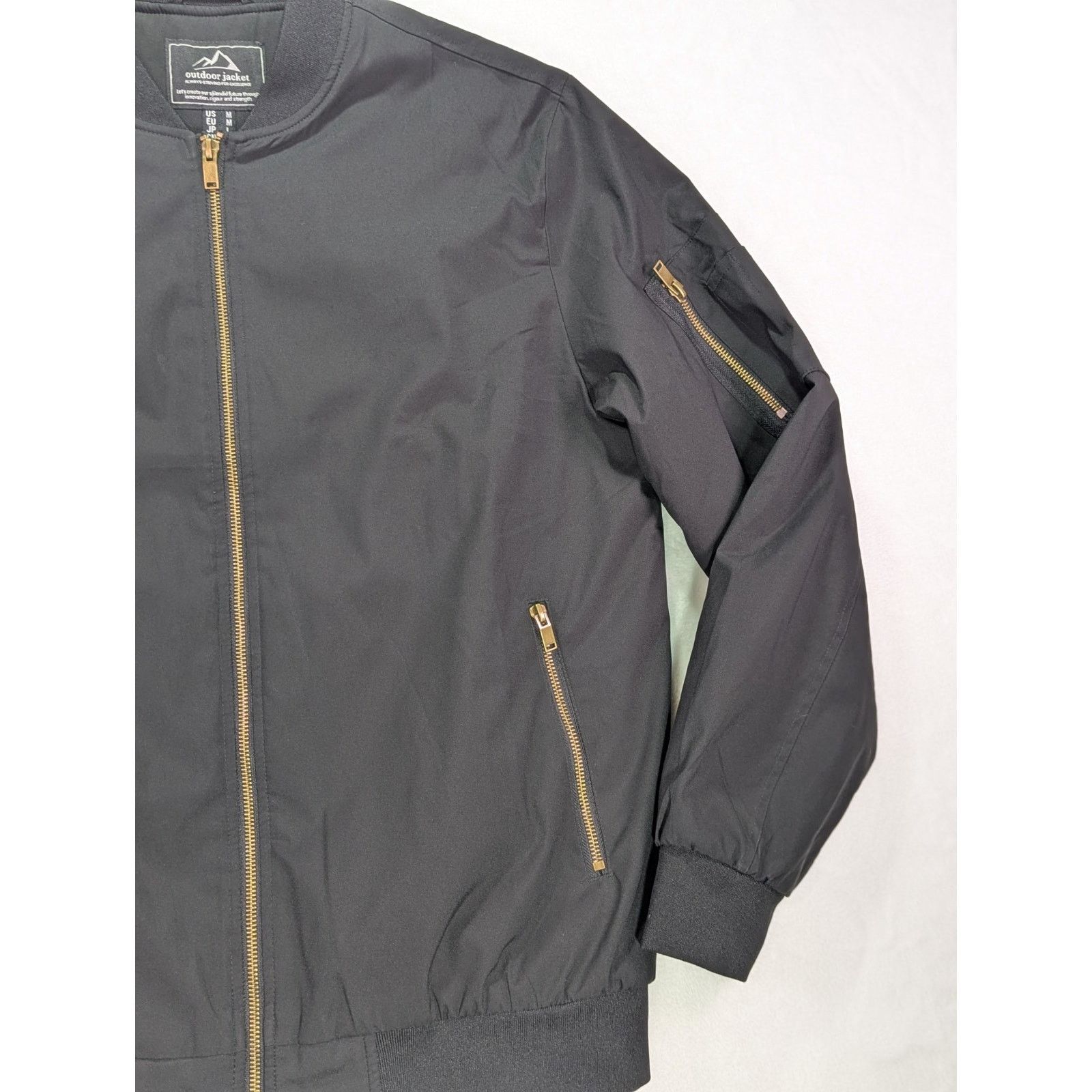 Other Magcomsen Men's M Black Bomber Jacket Quilted Orange Size US M / EU 48-50 / 2 - 3 Thumbnail