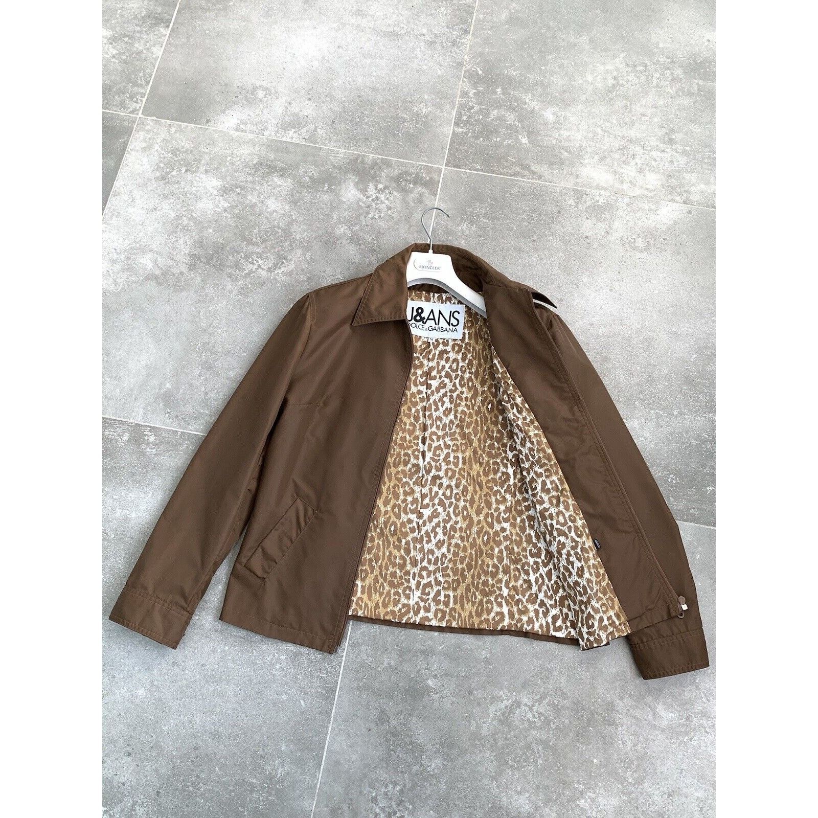 Dolce & Gabbana Women's DOLCE & GABBANA Leopard Bomber Jacket Coat SZ M L Size M / US 6-8 / IT 42-44 - 16 Thumbnail