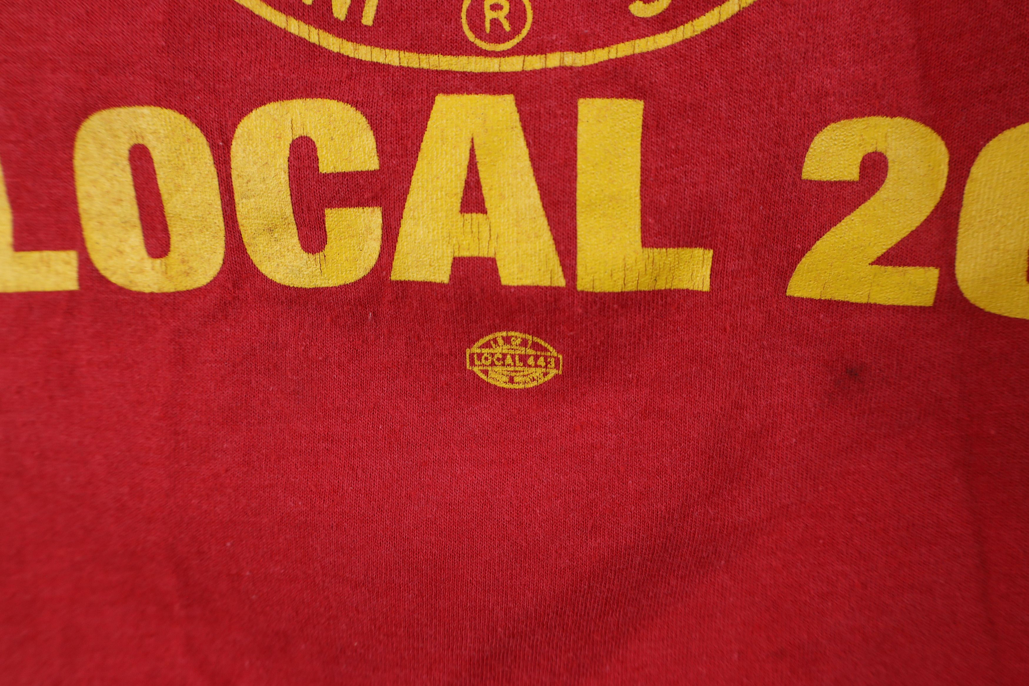 Vintage Vintage 90s 60th Anniversary Teamsters Local 20 T-Shirt USA Size US XXL / EU 58 / 5 - 5 Thumbnail