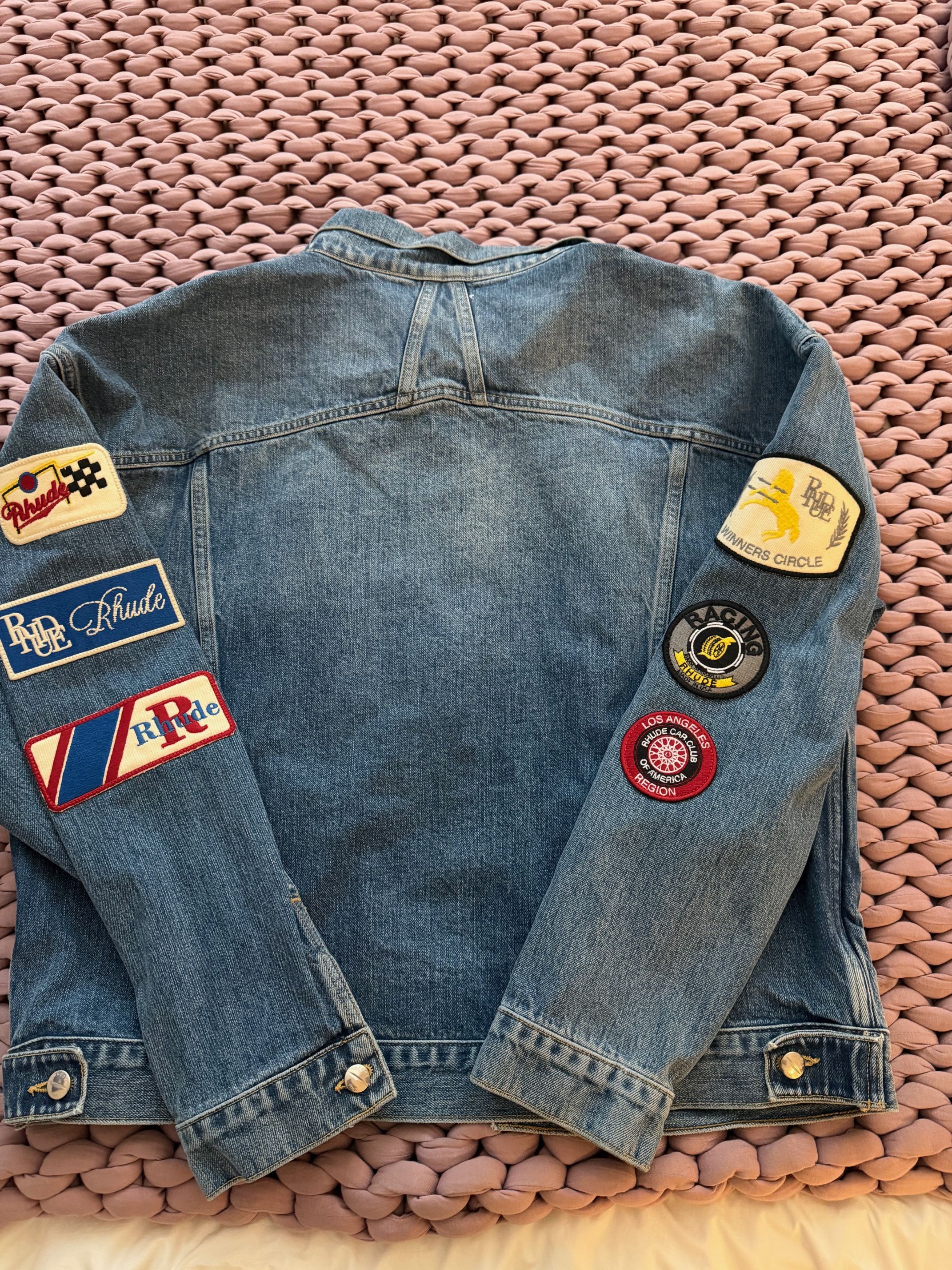 Rhude Rhude Denim Jacket - Size XL Size US XL / EU 56 / 4 - 5 Thumbnail