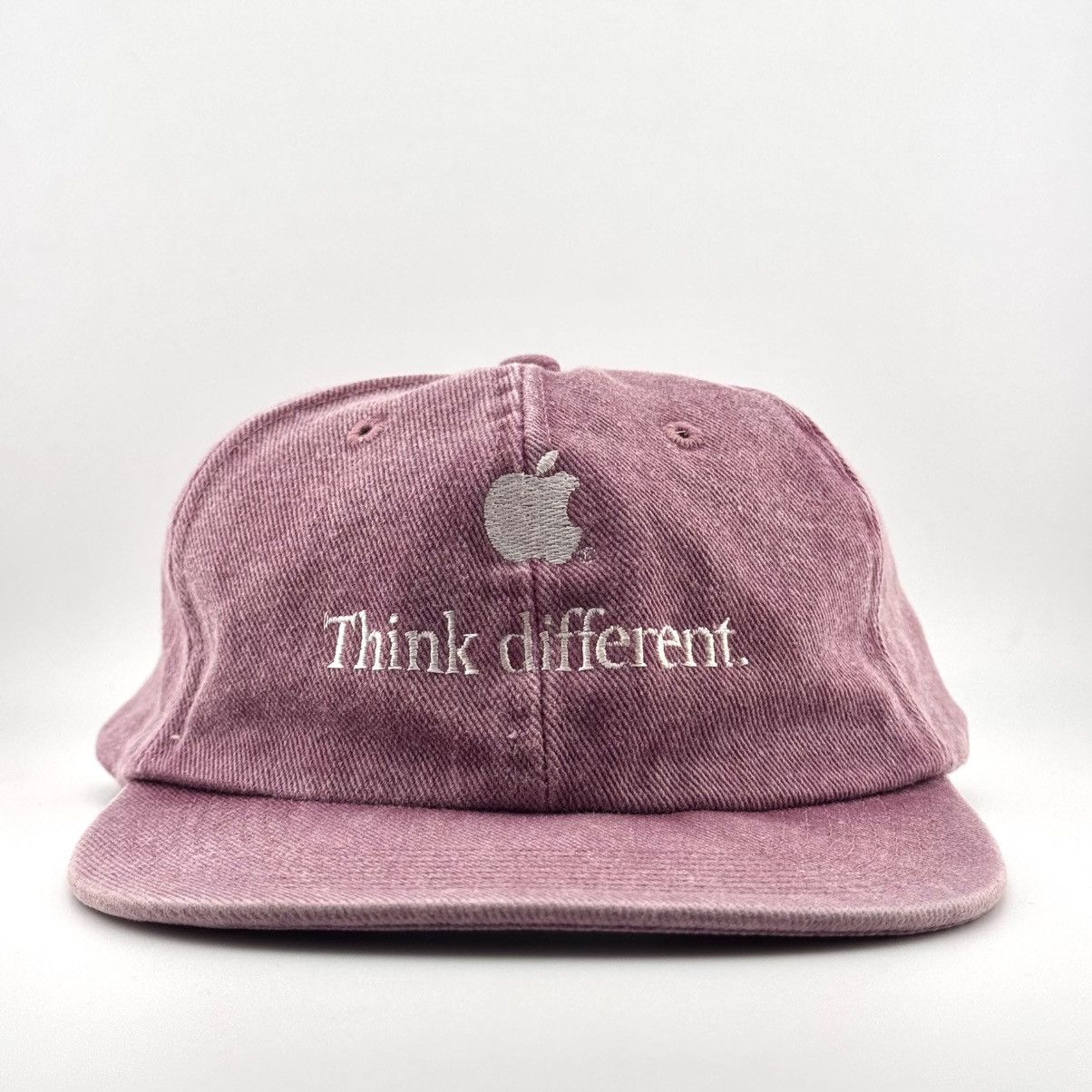 Apple Vintage Apple Think Different Embroidered Logo Promo Cap Size ONE SIZE - 2 Thumbnail