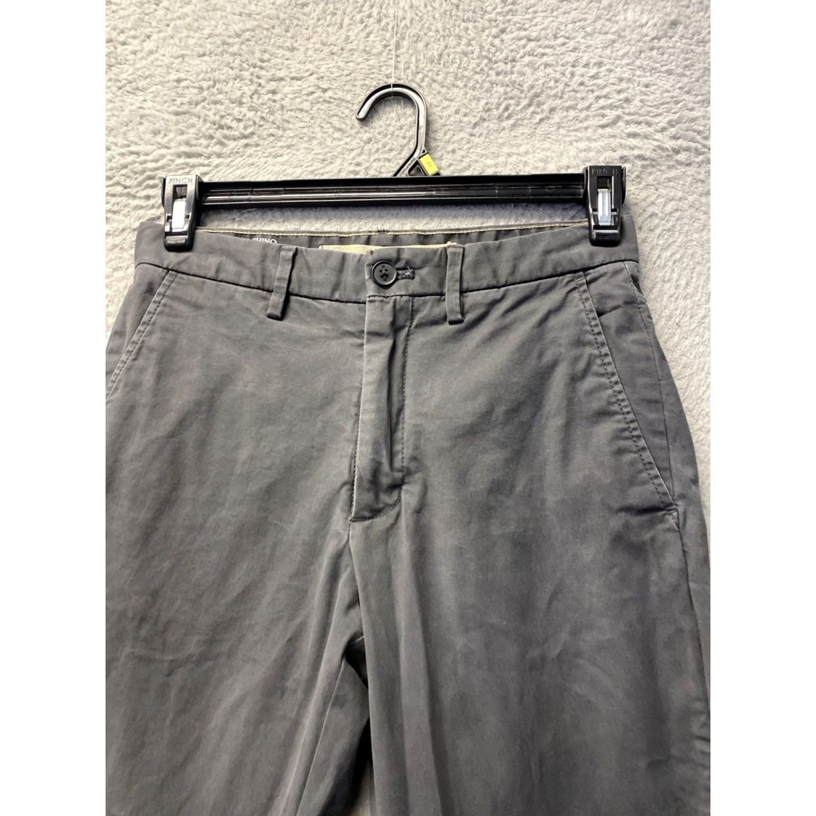 Banana Republic Banana Republic Pants Chino Men 28x28 Gray Solid Slash Pocket Cotton Mens Size US 28 / EU 44 - 2 Thumbnail