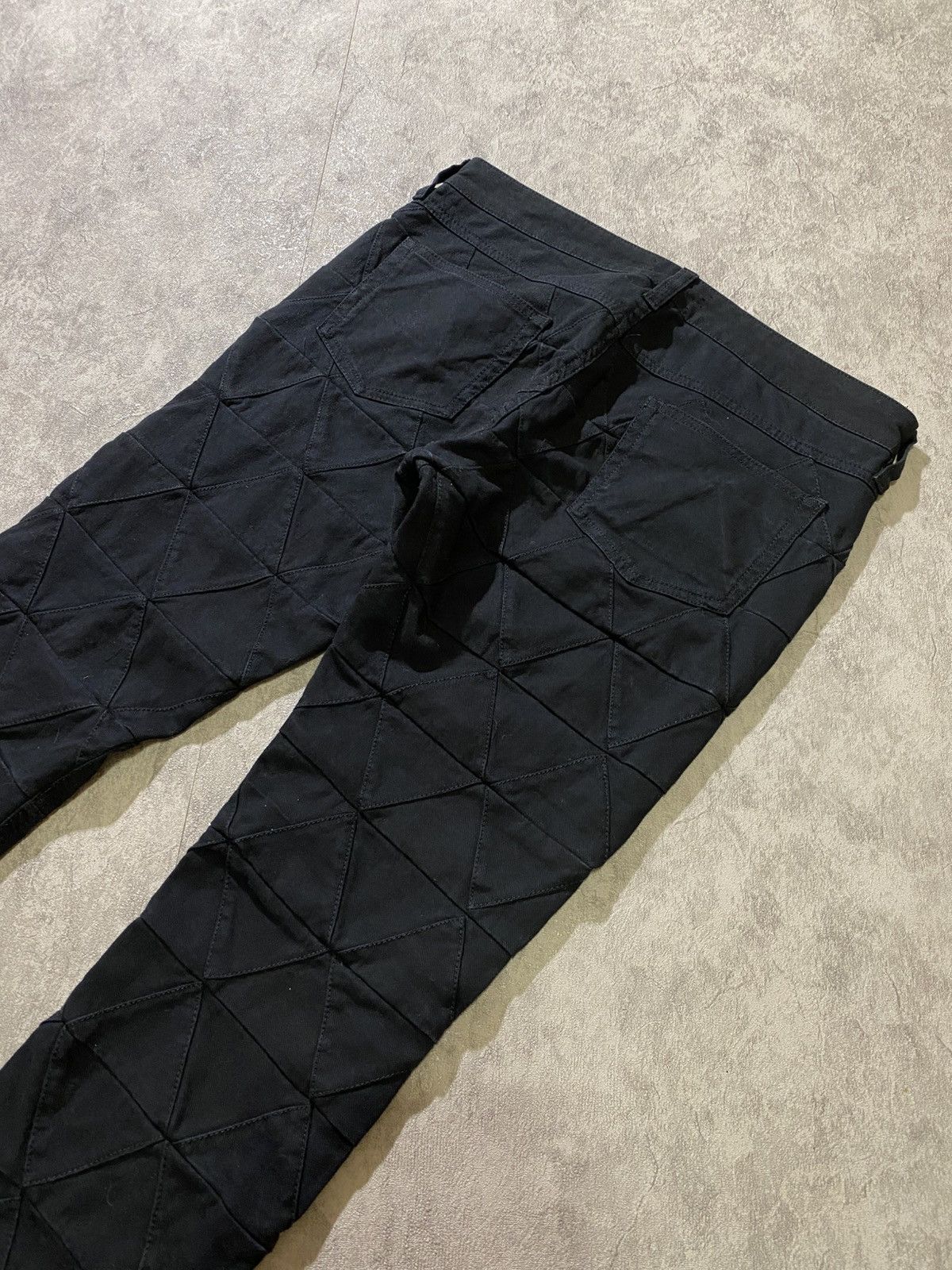 Isabel Marant Isabel Marant Black Quilted Diamond Pants Tapered Size US 28 / EU 44 - 8 Thumbnail