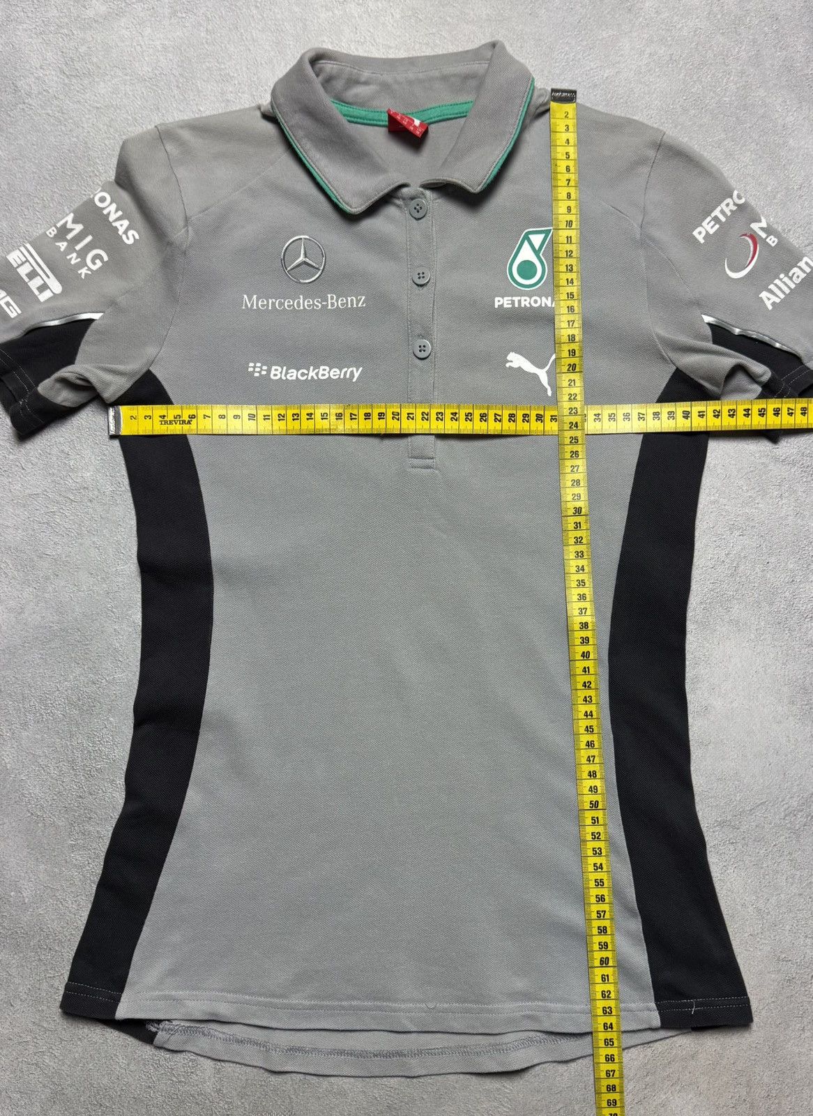 Puma Puma Mercedes-Benz Formula 1 Racing Team Polo Shirt Size S / US 4 / IT 40 - 15 Thumbnail