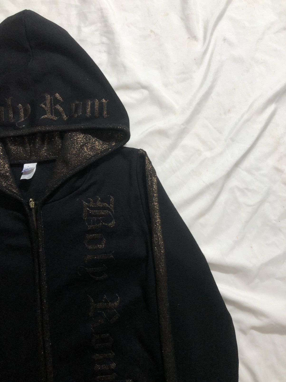 Hysteric Glamour Poem Gold Black Boly Bom Zipp Hoodie LGB Style Size US M / EU 48-50 / 2 - 3 Thumbnail