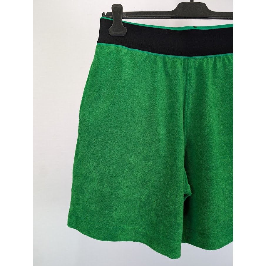 Bottega Veneta o1rshd1 Medium Weight Towelling Jersey Shorts in Parakeet Size US 32 / EU 48 - 4 Thumbnail