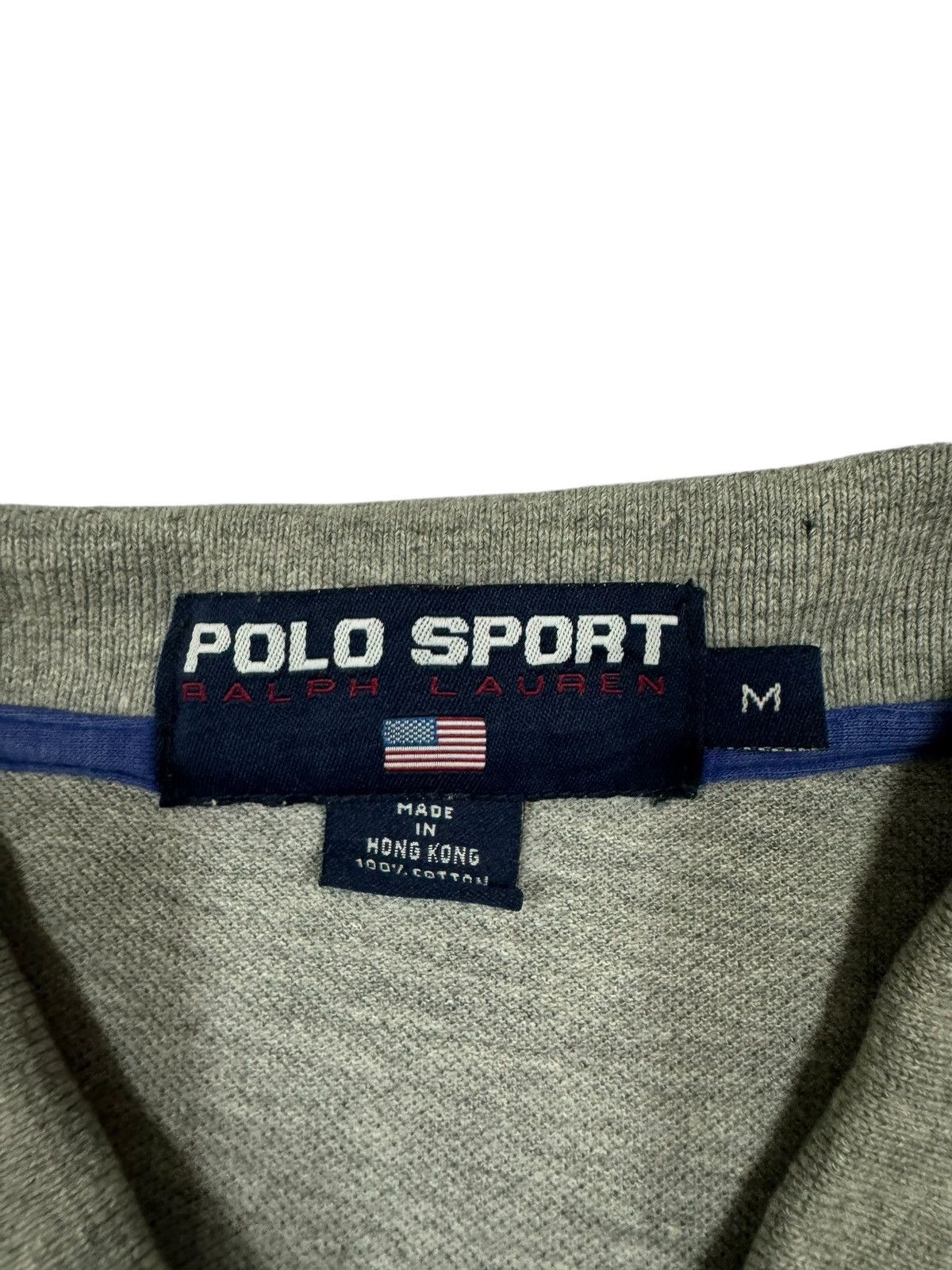 Polo Ralph Lauren × RRL Ralph Lauren × Vintage Vtg🔥90’s Polo Sports Spell Out Og Logo Polo Shirt Size US M / EU 48-50 / 2 - 8 Thumbnail