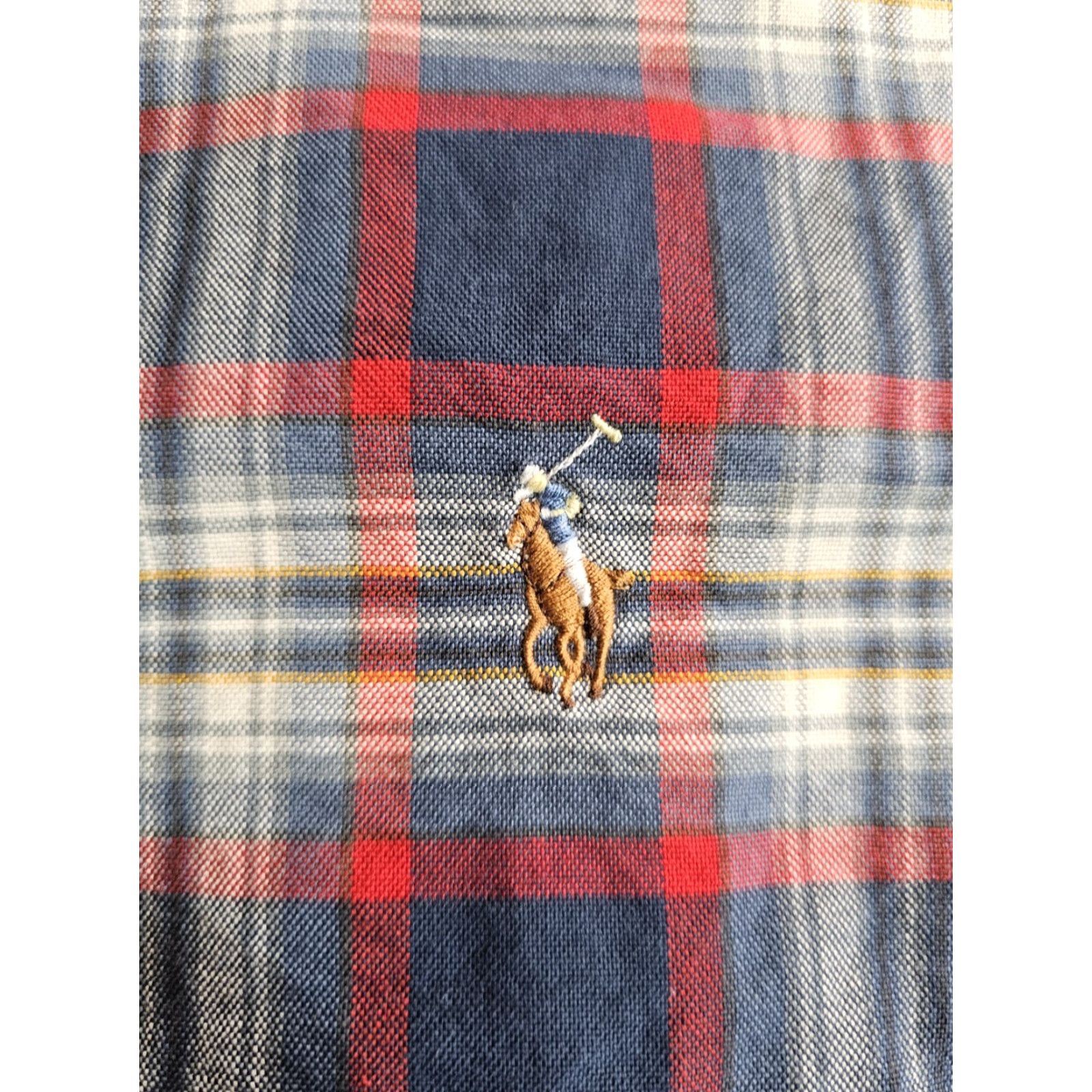 Ralph Lauren Polo Ralph Lauren Shirt Button-Up Oxford Classic Blue Red Check Mens Sz XL Size US XL / EU 56 / 4 - 5 Thumbnail