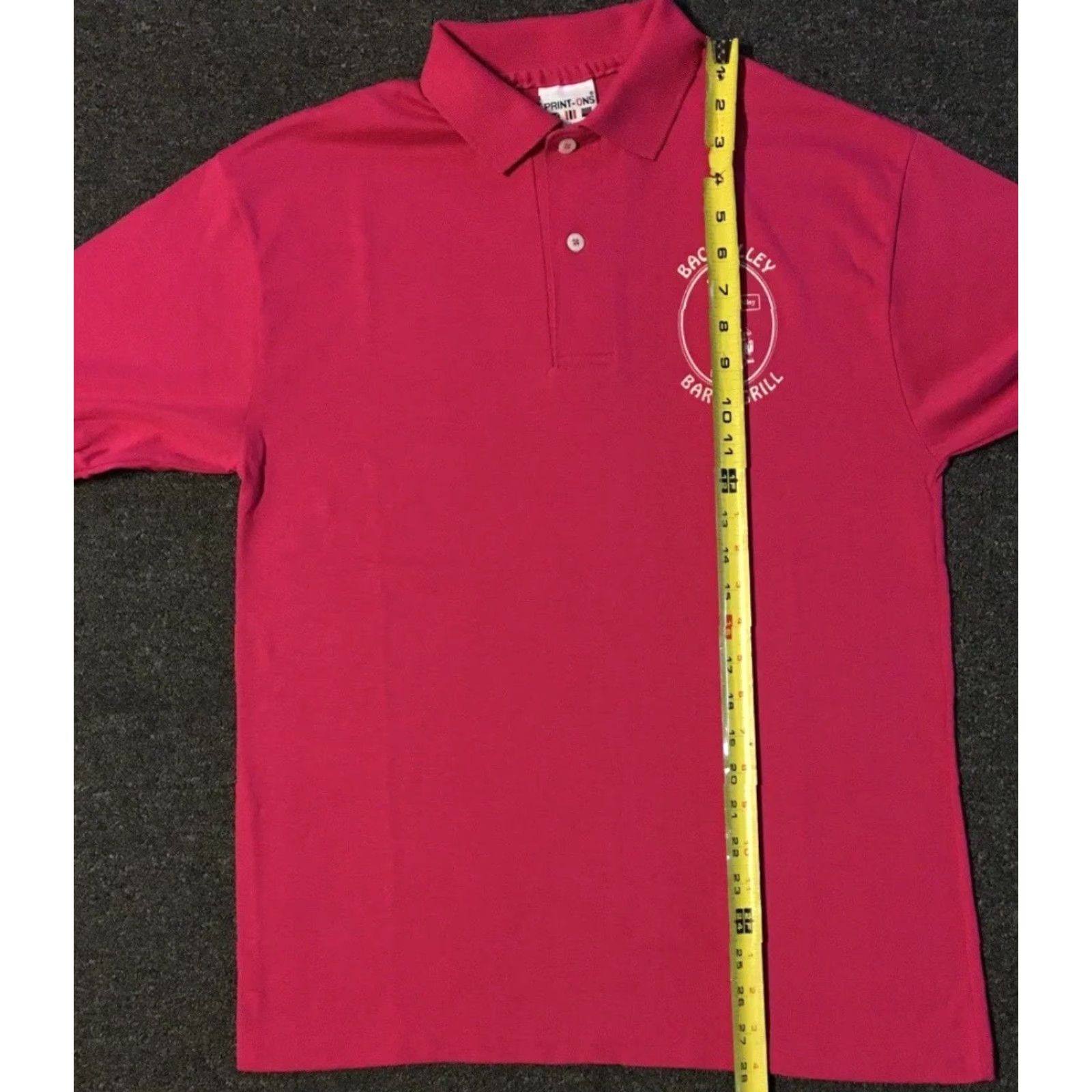 Vintage VINTAGE Back Alley Bar Faded Polo Shirt M Pink 80s 90s Grunge Bowling Bar City USA USA Single Stitch Polo Mens Card? Size US M / EU 48-50 / 2 - 8 Thumbnail