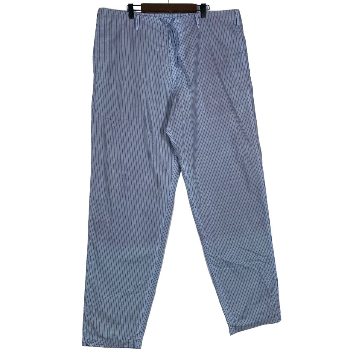 Yohji Yamamoto Vintage Yohji Yamamoto Pour Homme Striped Drawstring Pants Size US 30 / EU 46 - 3 Thumbnail