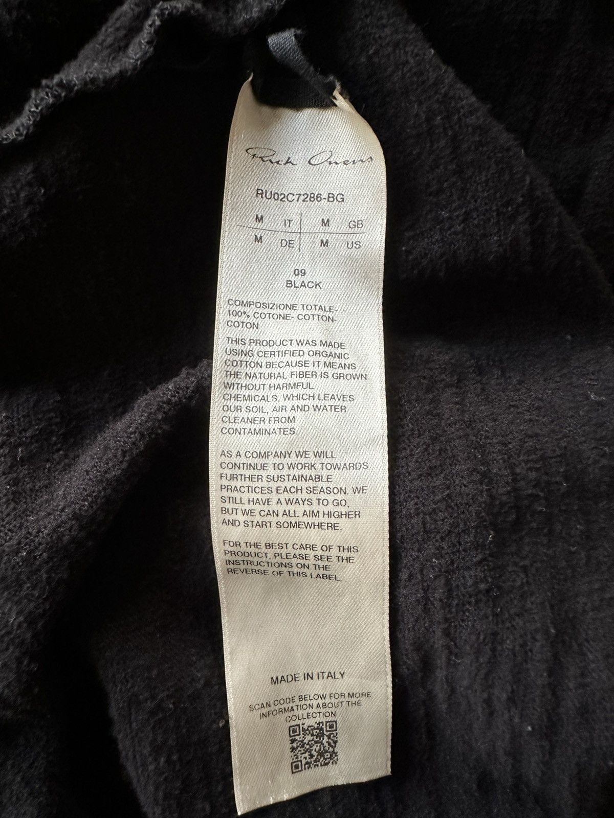 Rick Owens × Yohji Yamamoto Rick Owens long sleeve top Size US M / EU 48-50 / 2 - 2 Thumbnail