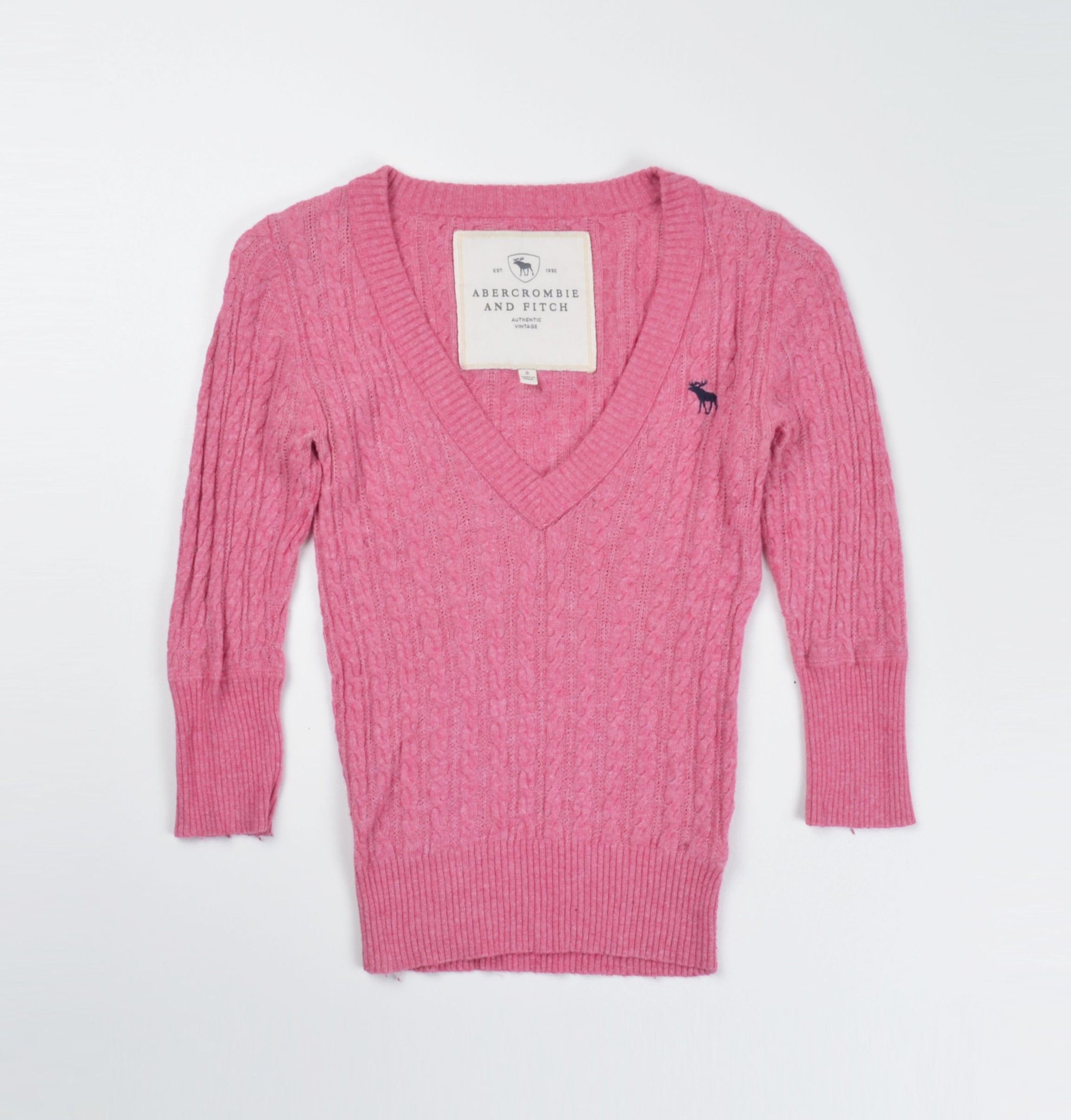 Abercrombie & Fitch Abercrombie & Fitch Y2K Angora Rabbit Blend Babydoll Jumper Size S / US 4 / IT 40 - 3 Thumbnail