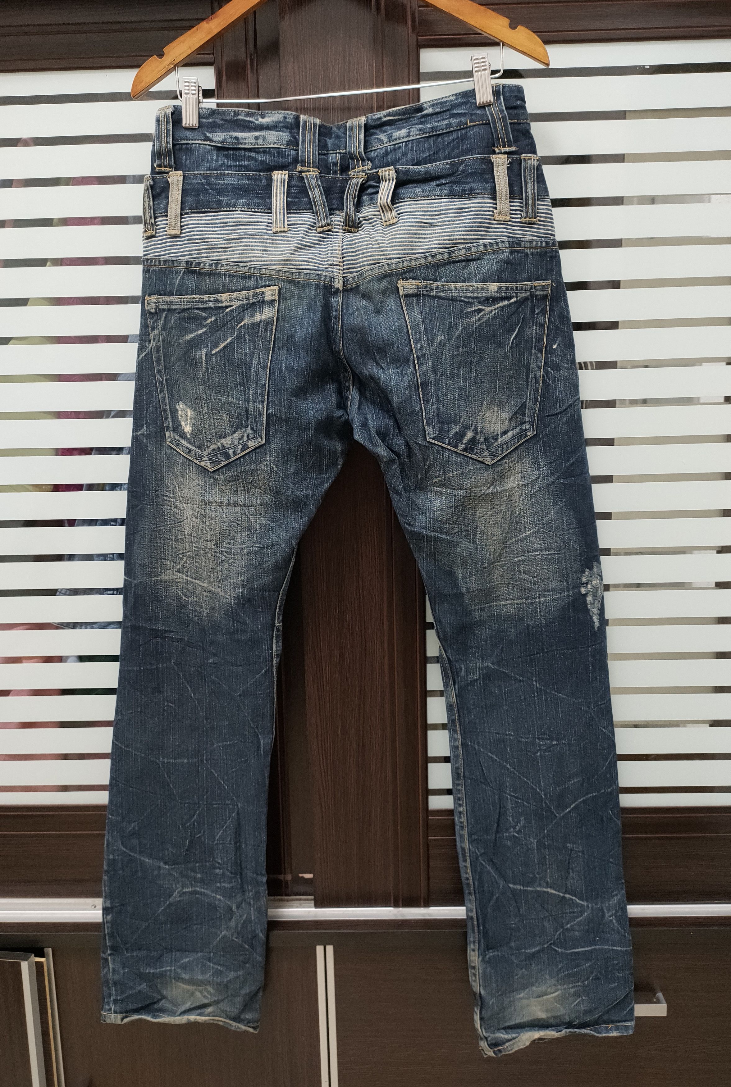 If Six Was Nine 💥Double Waist Japanese Brand Dominate @ HandCrafted Jeans💥 Size US 34 / EU 50 - 8 Thumbnail